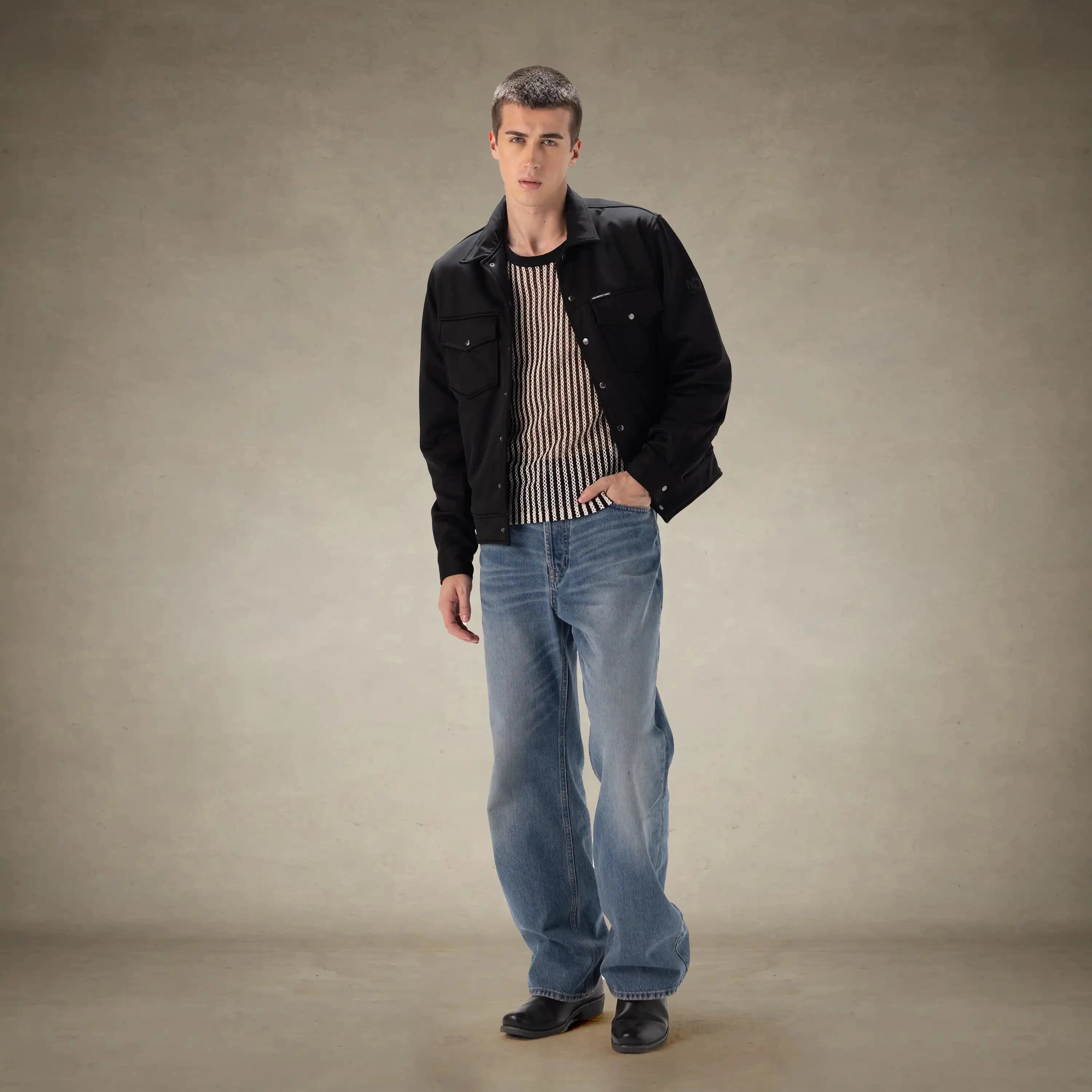 Men's Soft Shell Shirt Jacket Men's Iconic Jacket Members Only® 