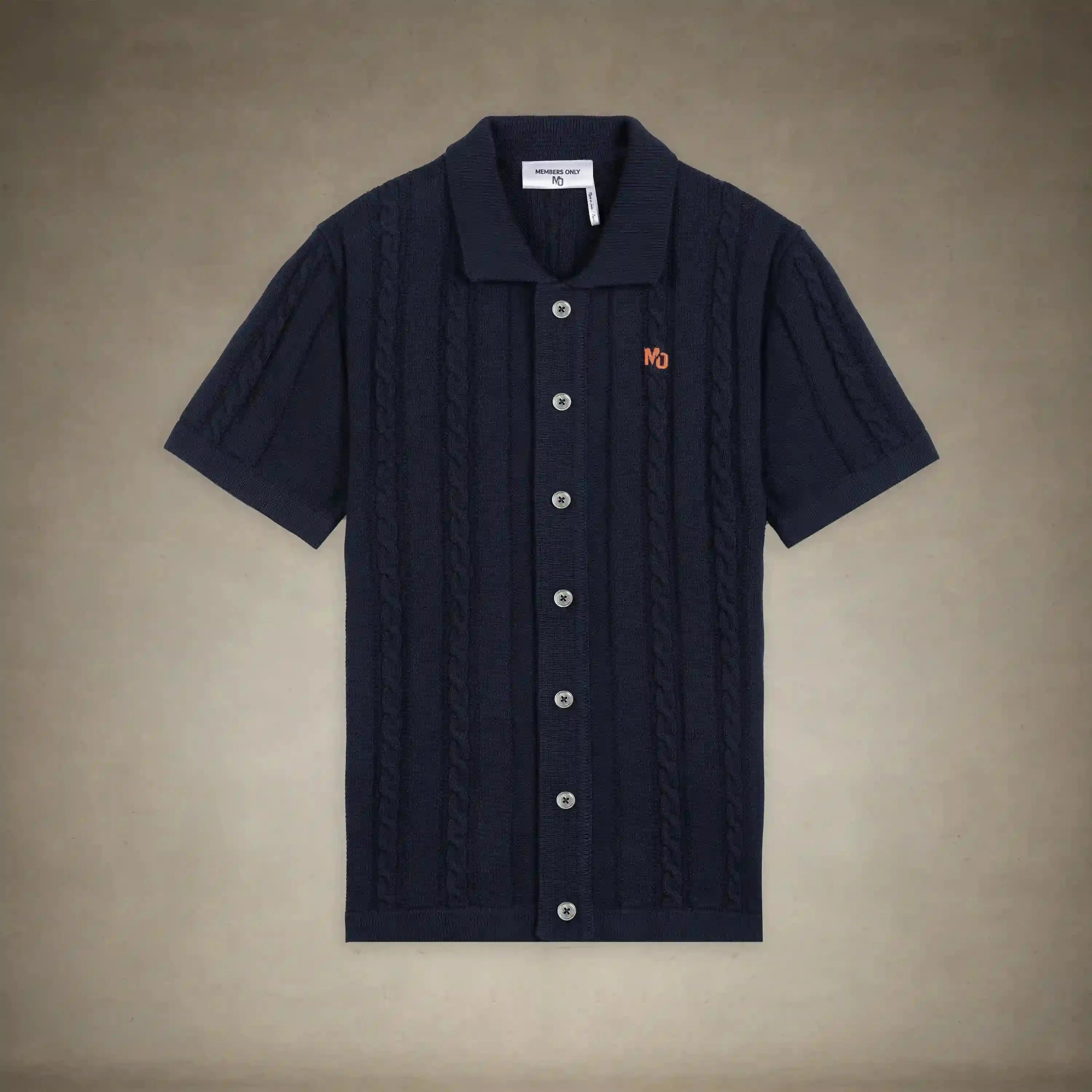 Men's JC Polo Cable Sweater Men's Iconic Jacket Members Only® 