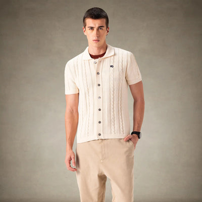  Polo  cardigan for men
