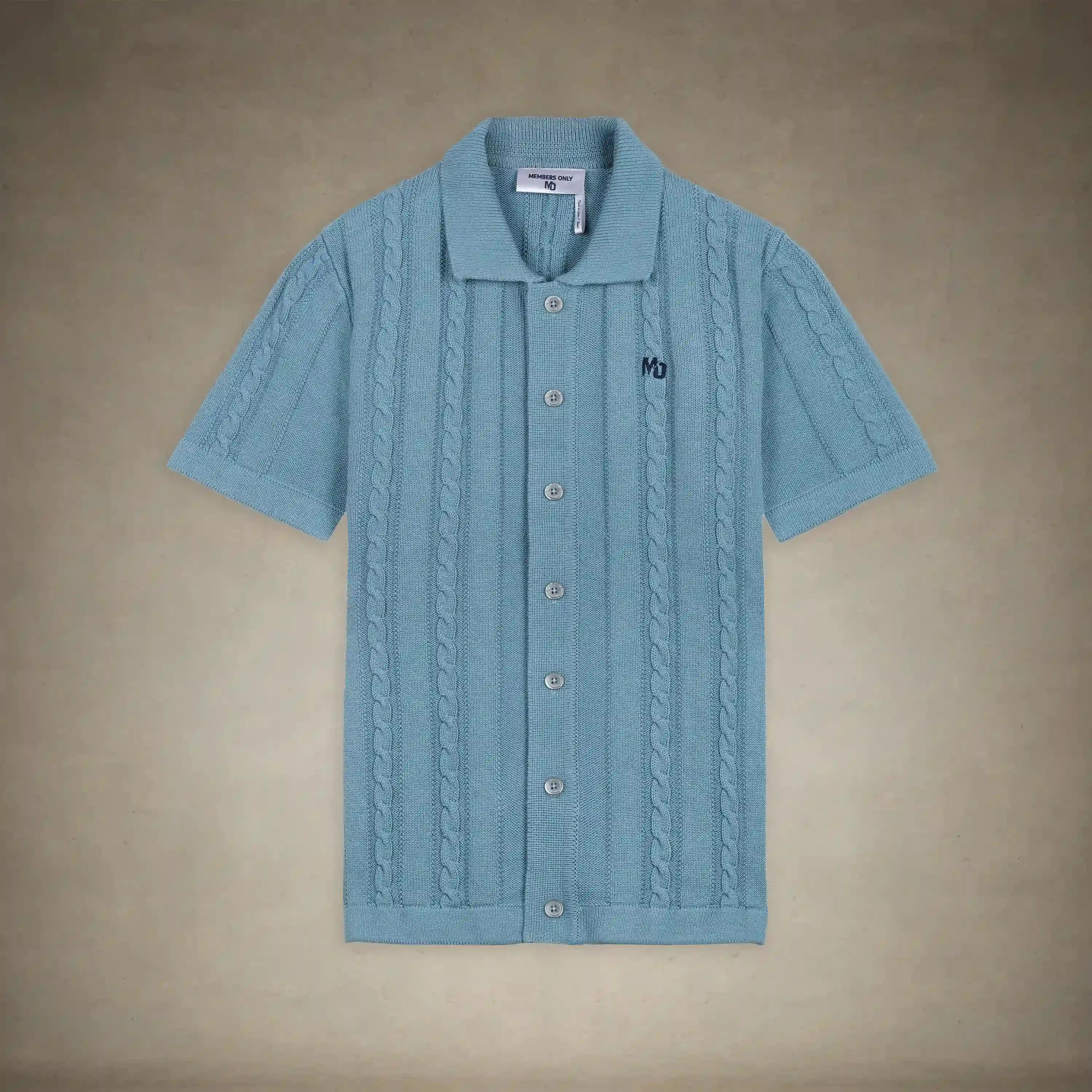 Men's JC Polo Cable Sweater Men's Iconic Jacket Members Only® 