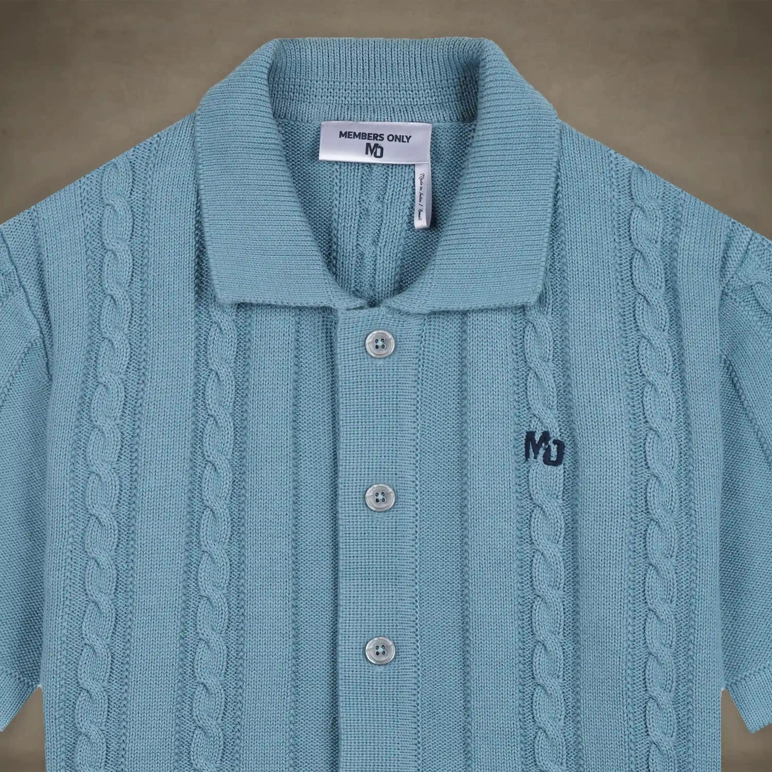 Men's JC Polo Cable Sweater Men's Iconic Jacket Members Only® 