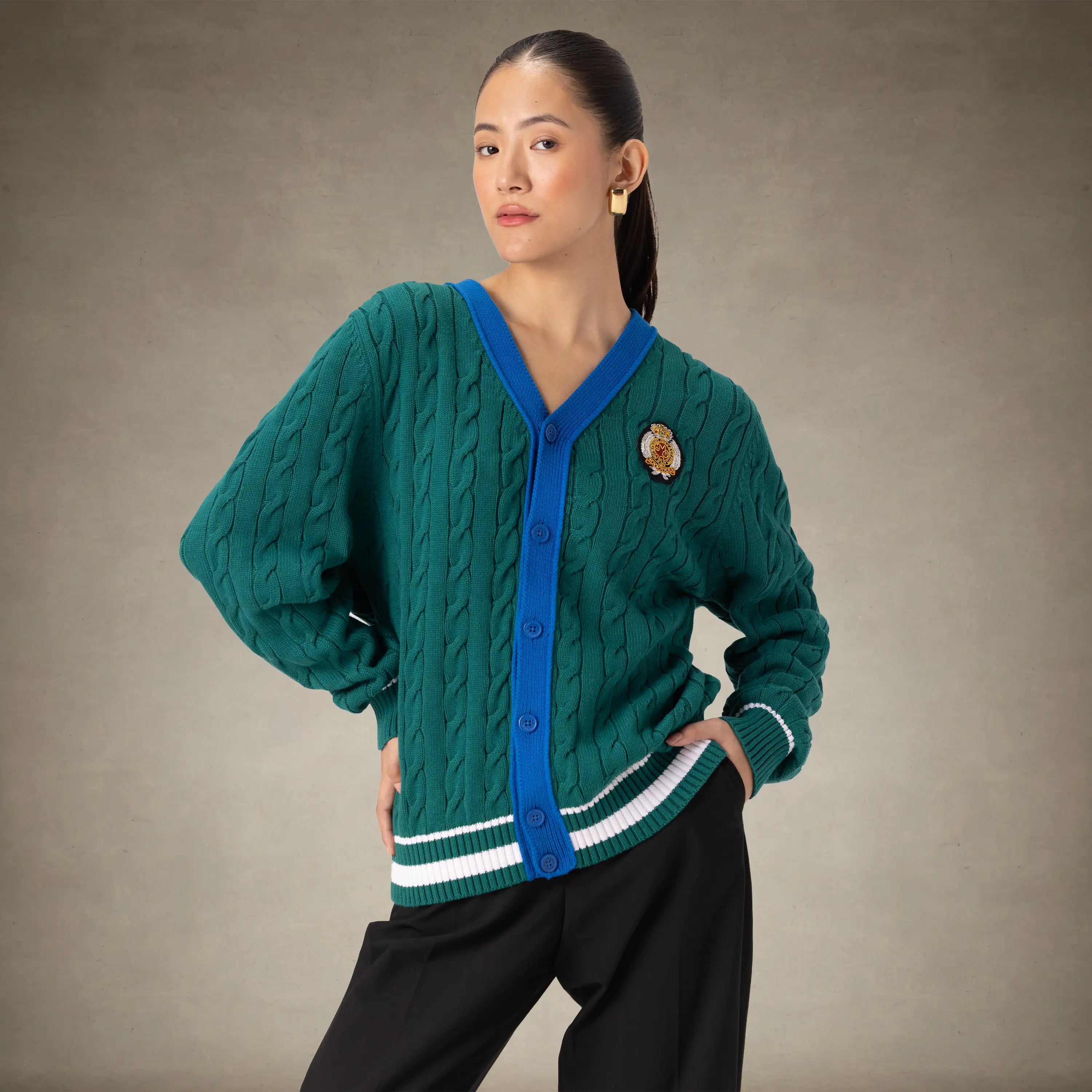 Women's Cable Knit Cardigan