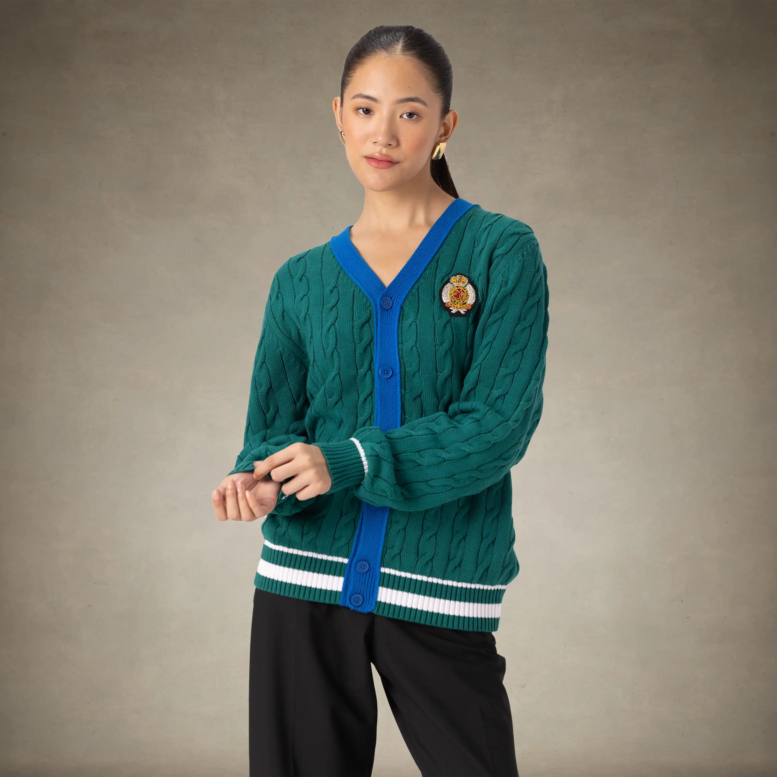 Women's Cable Knit Cardigan