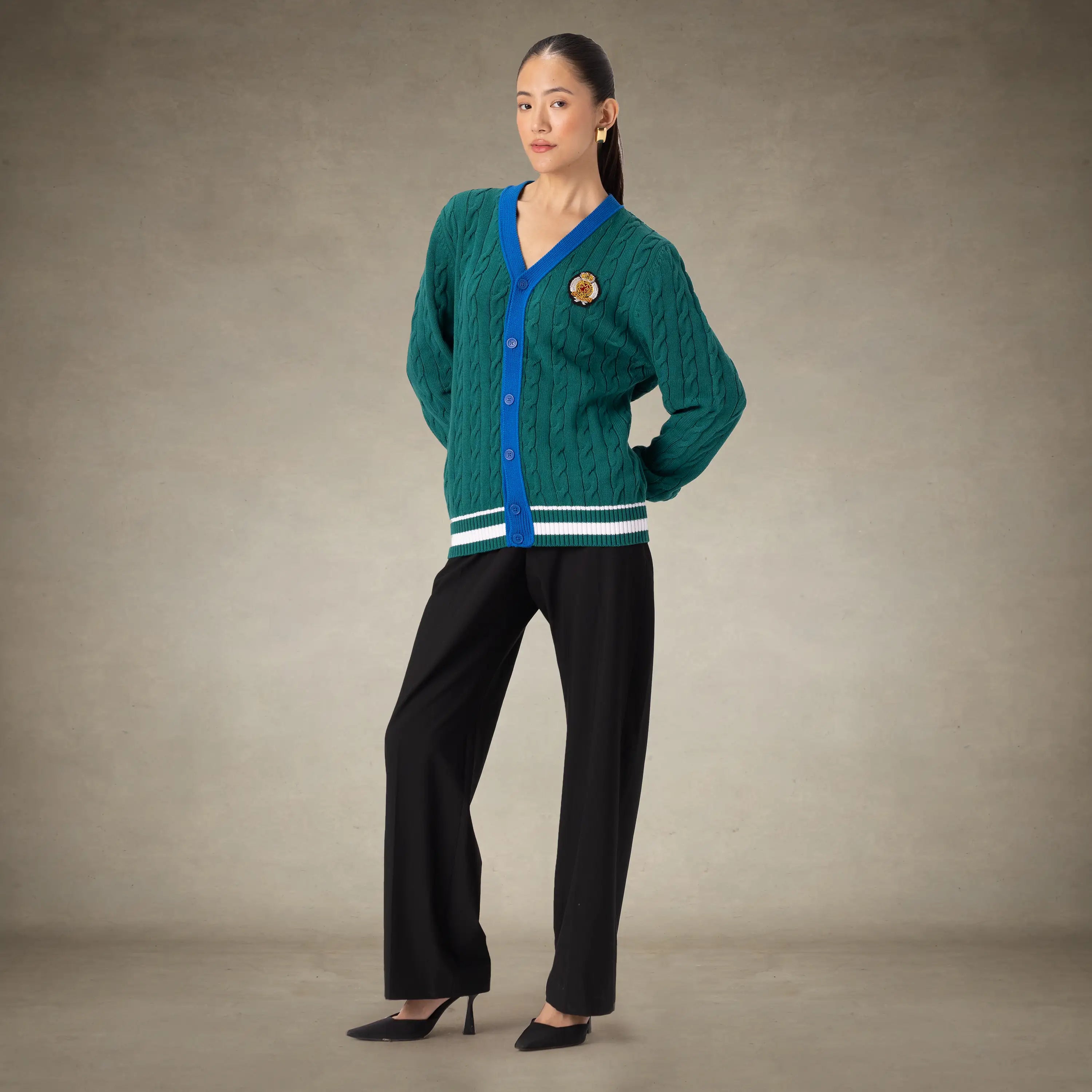 Women's Cable Knit Cardigan