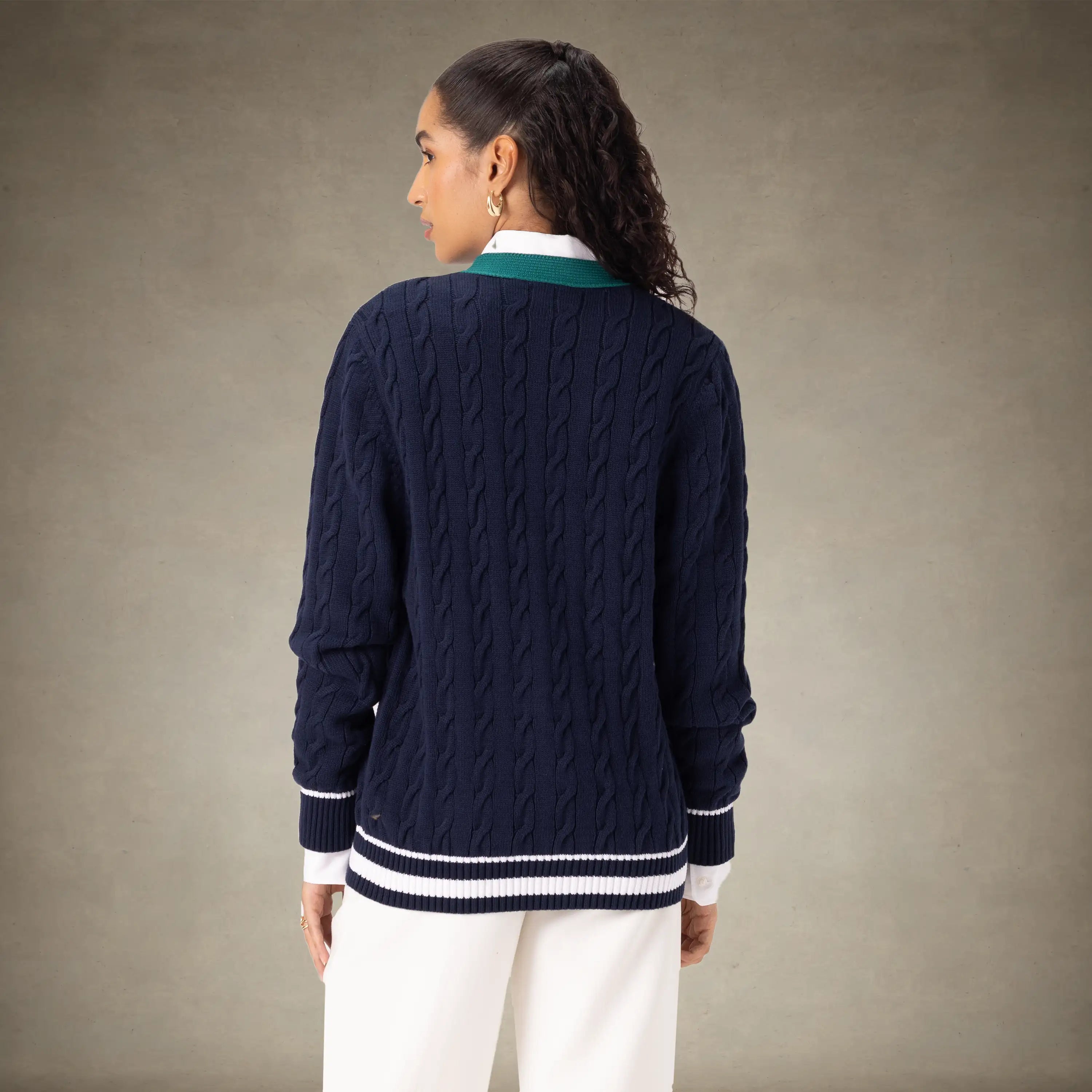 Women's Cable Knit Cardigan