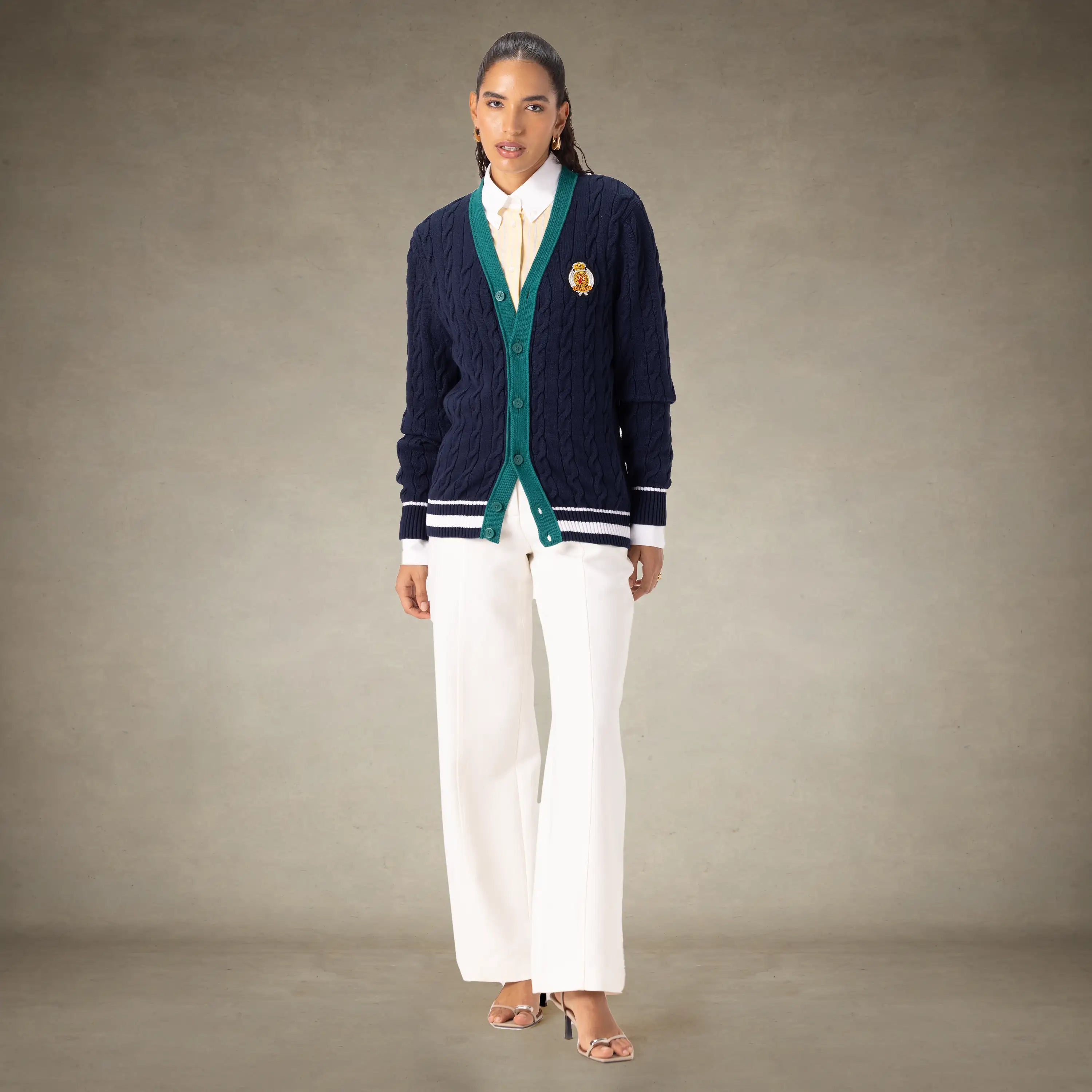 Women's Cable Knit Cardigan