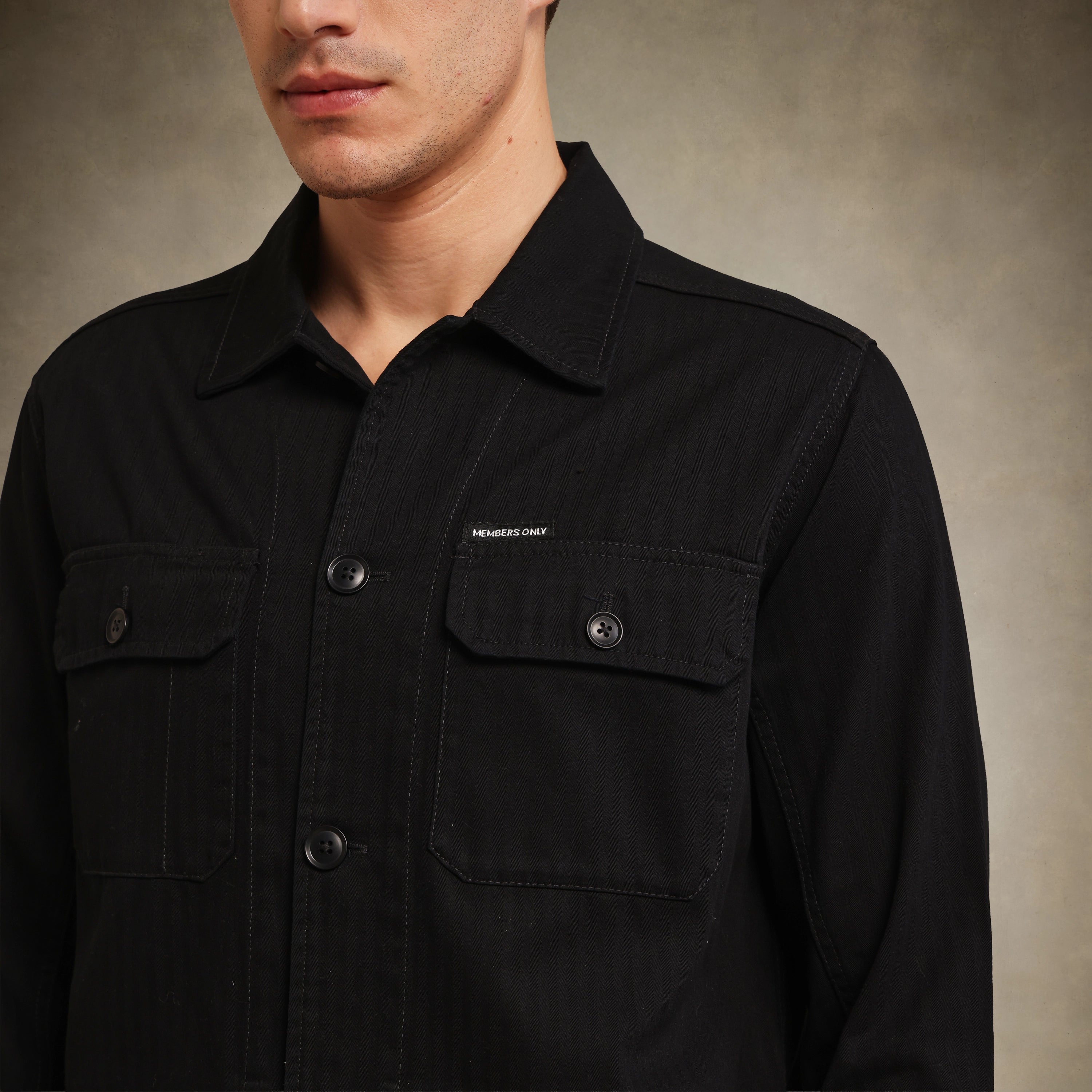 Utility style cotton jacket