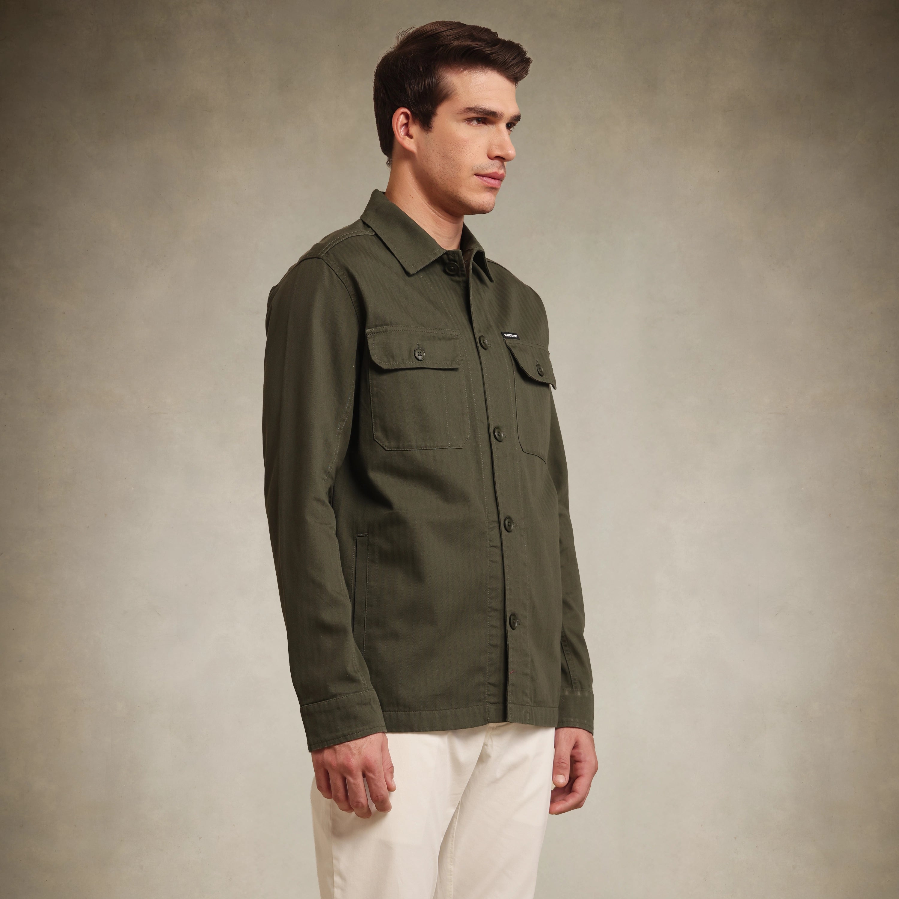Men's lightweight shirt jacket