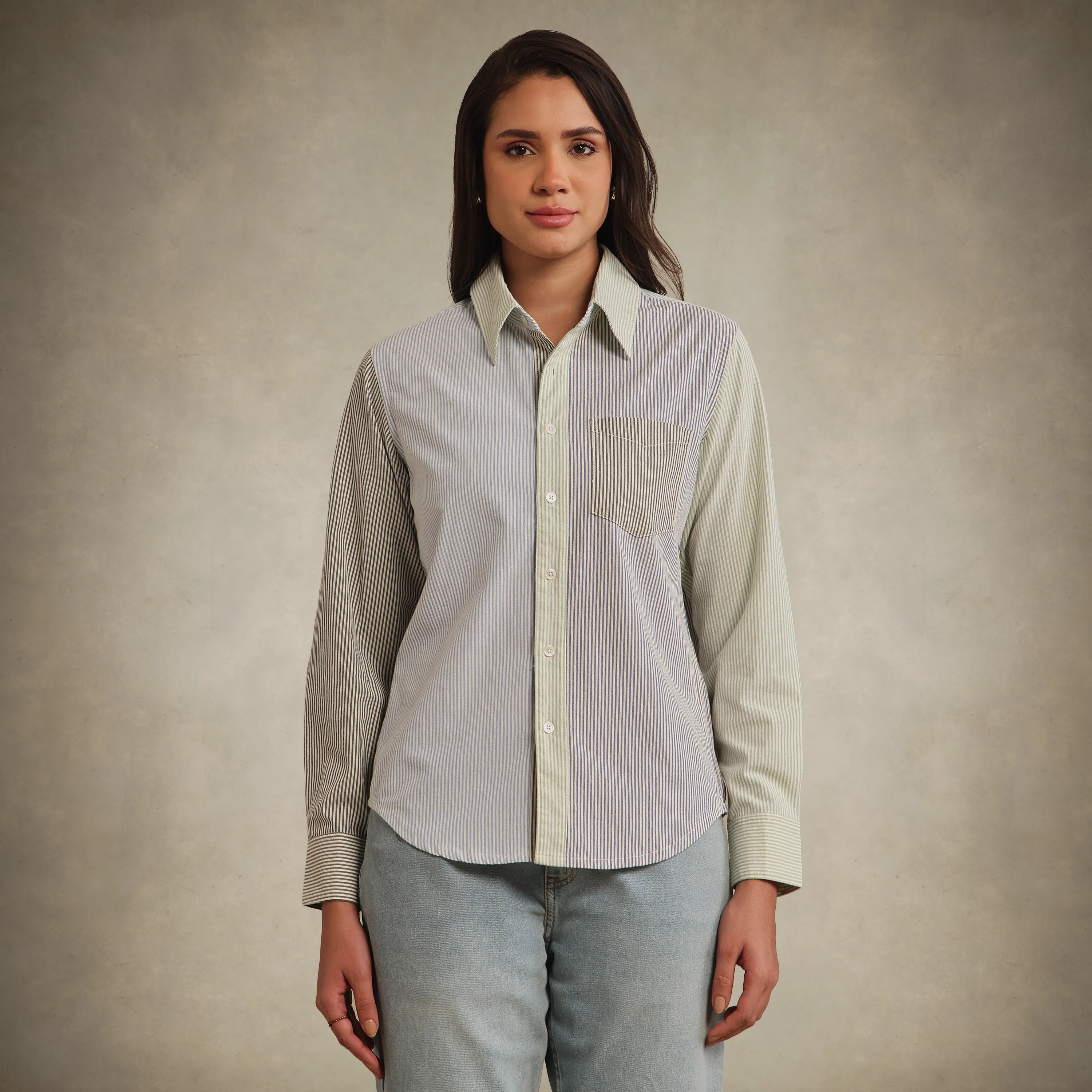 Women's Oversized Button Up Shirt