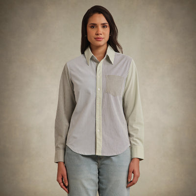 Women's Oversized Button Up Shirt