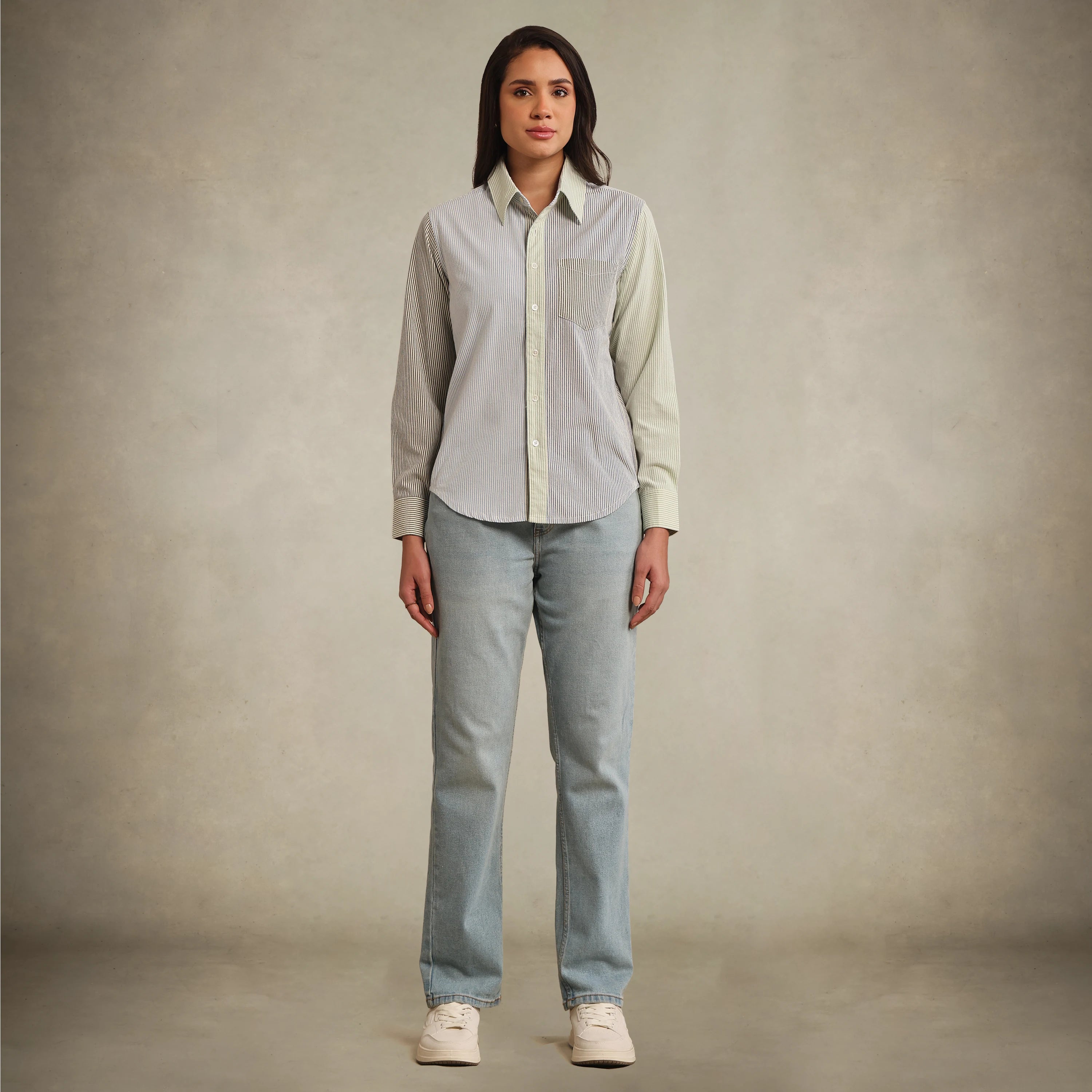 Women's Oversized Button Up Shirt