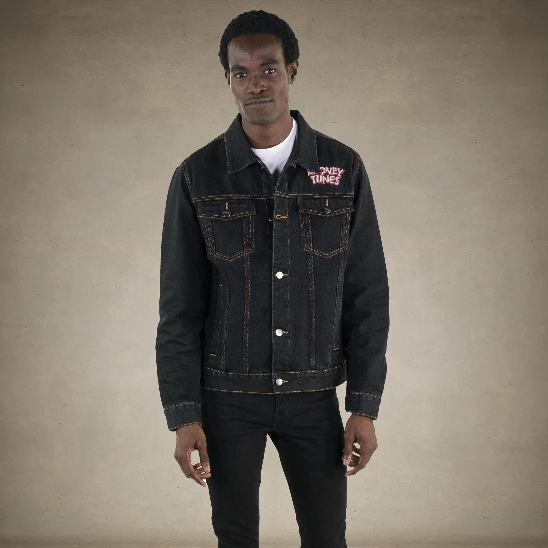 Men's Looney Tunes Denim Trucker Jacket - FINAL SALE