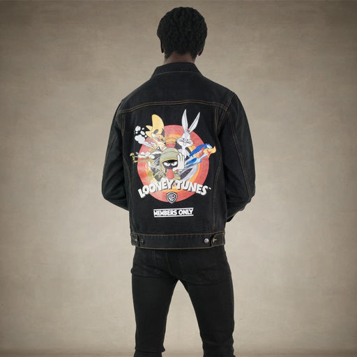 Men's Looney Tunes Denim Trucker Jacket - FINAL SALE