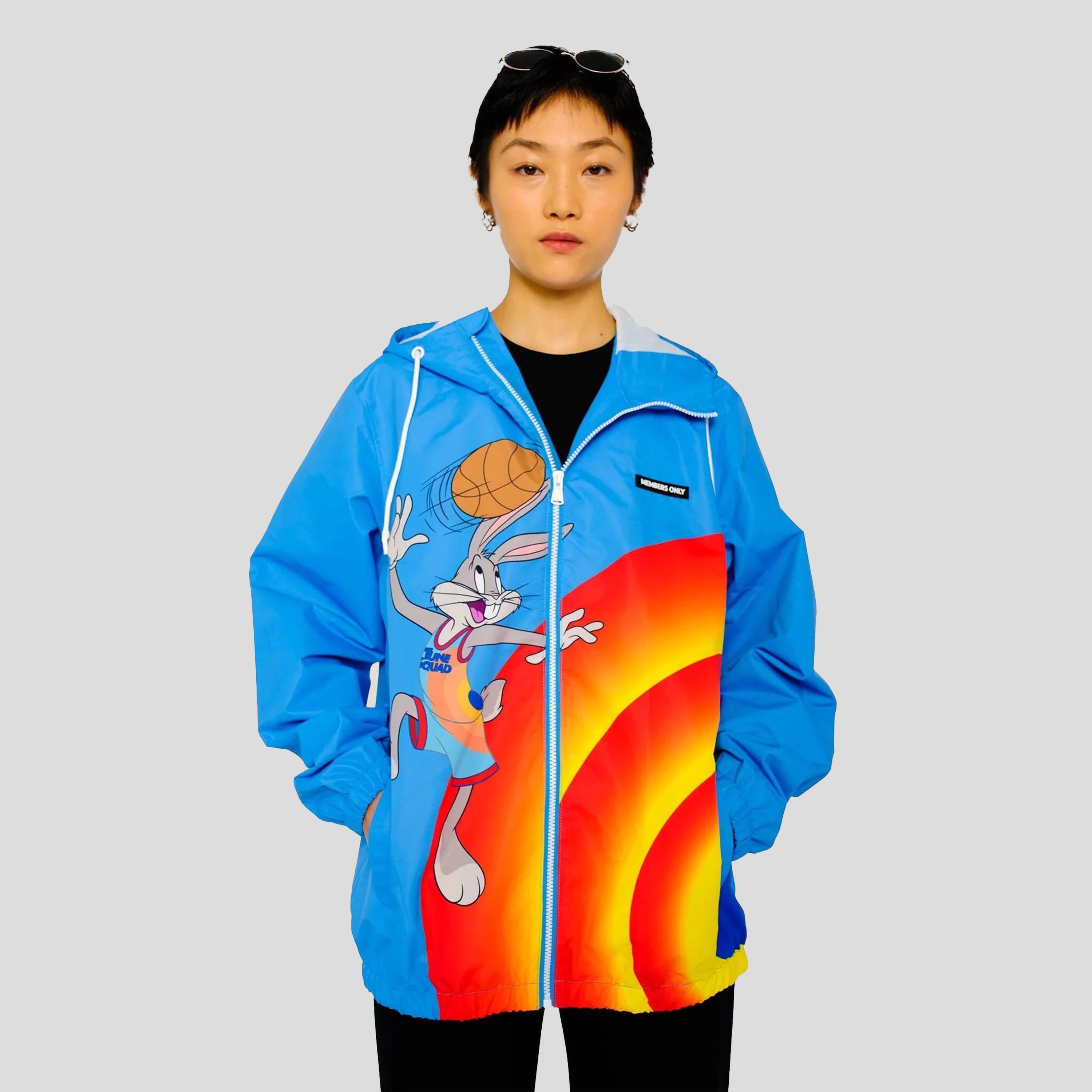 Women's Space Jam New Legacy Team Oversized Jacket - FINAL SALE Womens Jacket Members Only 