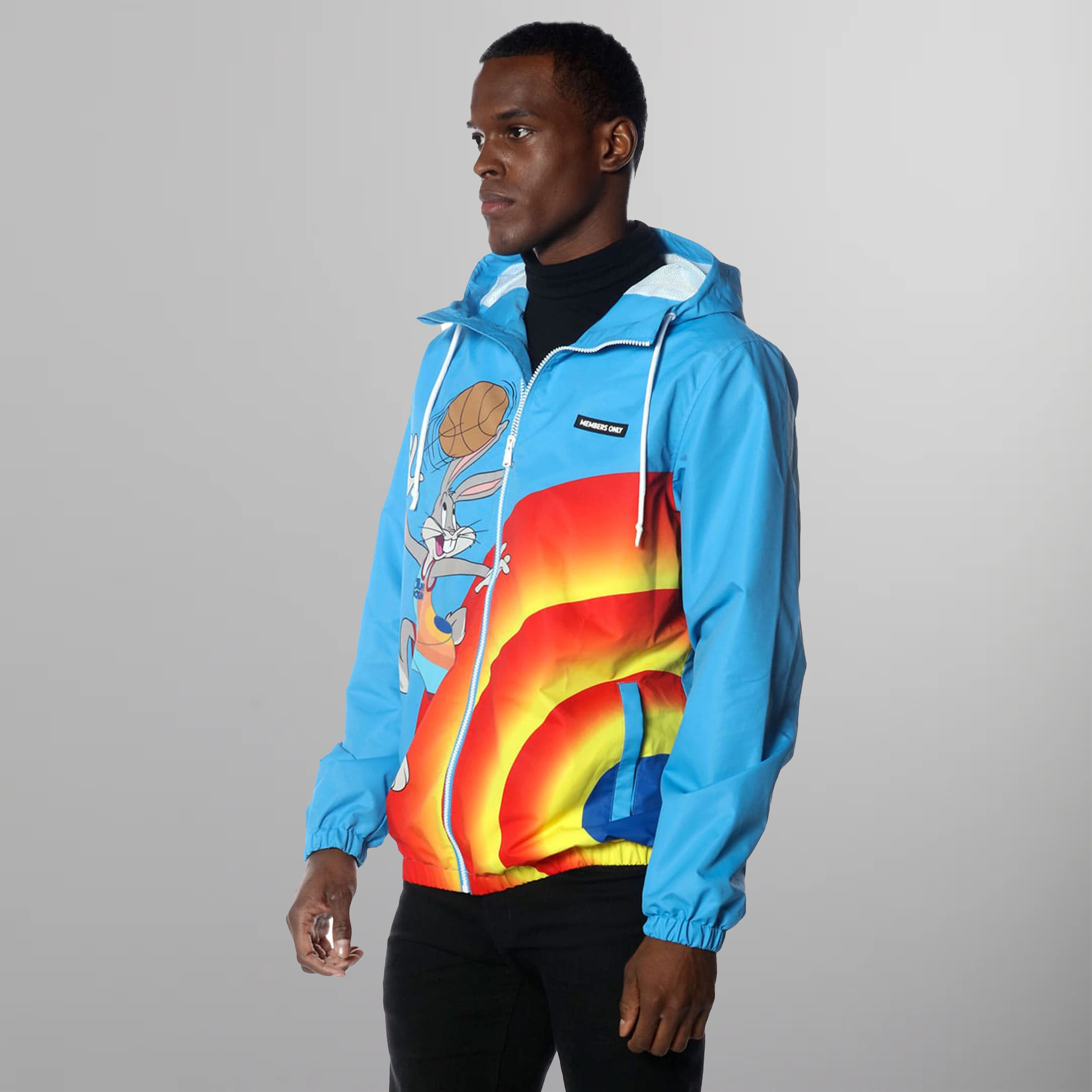 Men's Space Jam New Legacy Team Jacket - FINAL SALE Men's Jackets Members Only | JL Blue