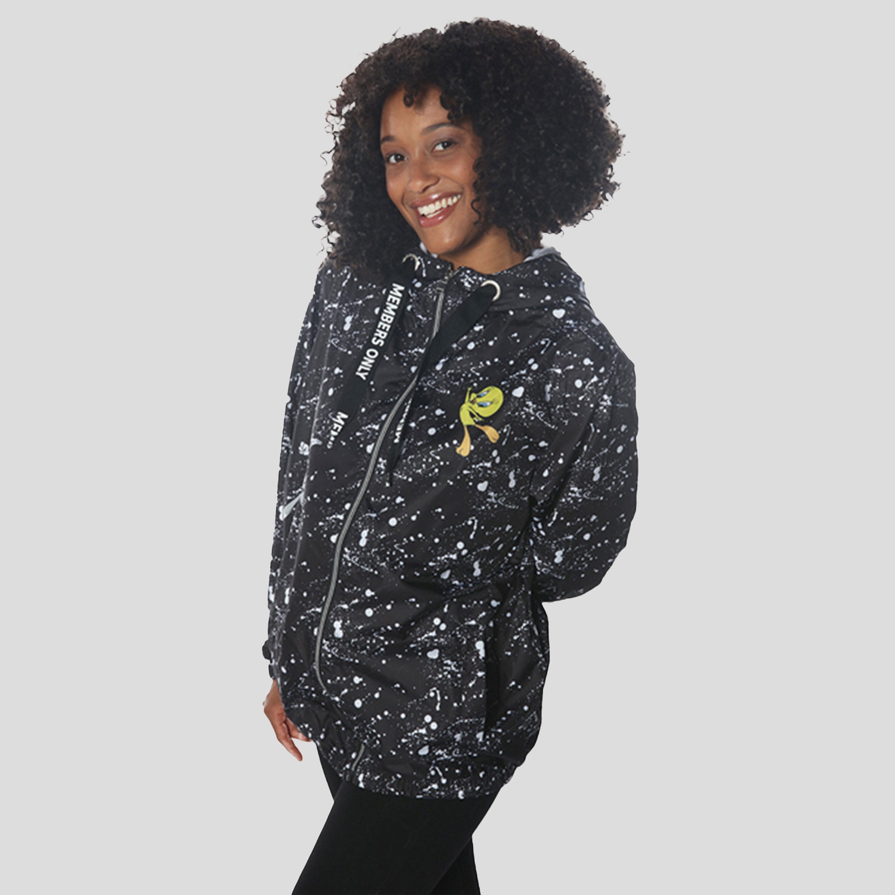 Women's Looney Tunes Full Zip Jacket - FINAL SALE Womens Jacket Members Only 