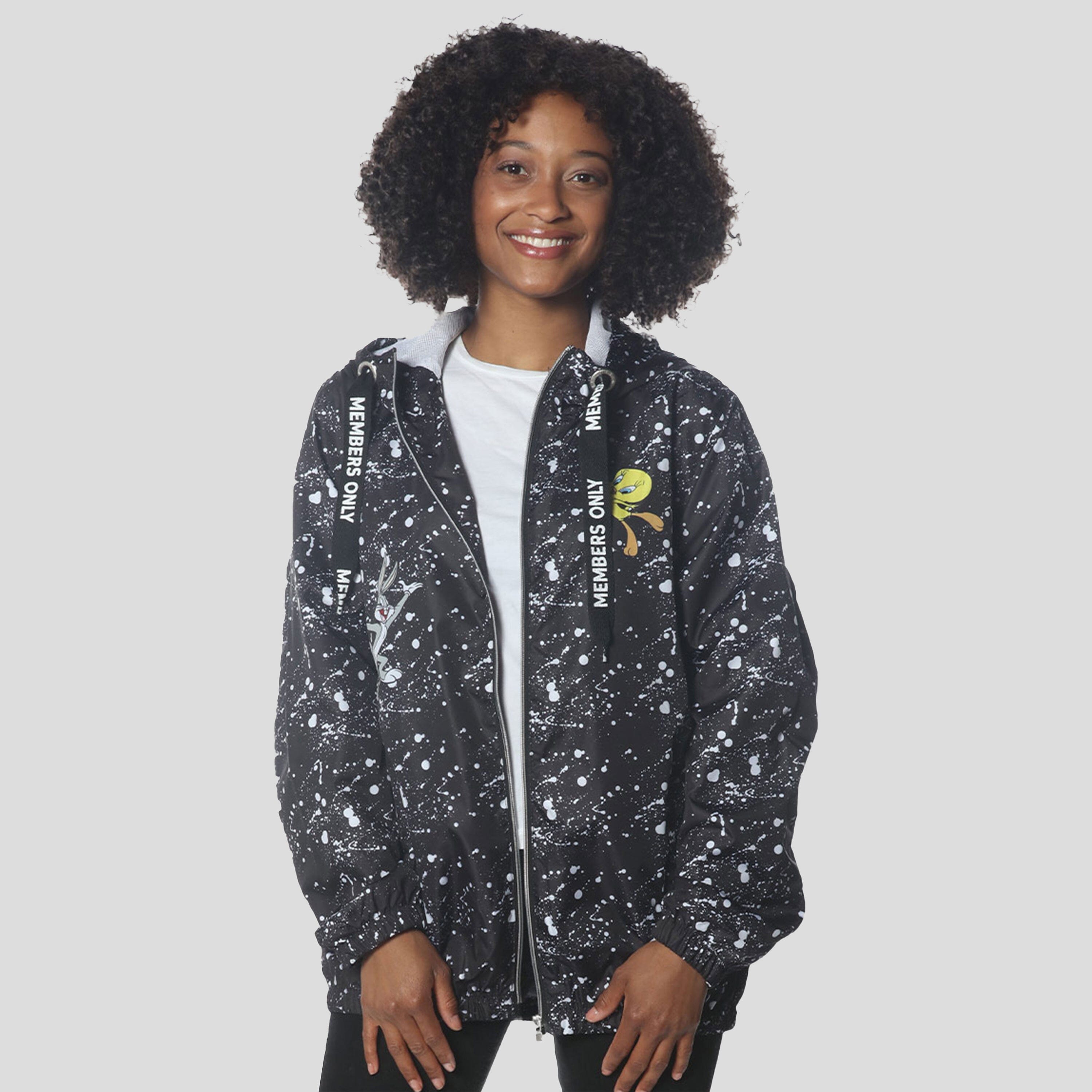 Women's Looney Tunes Full Zip Jacket - FINAL SALE Womens Jacket Members Only 