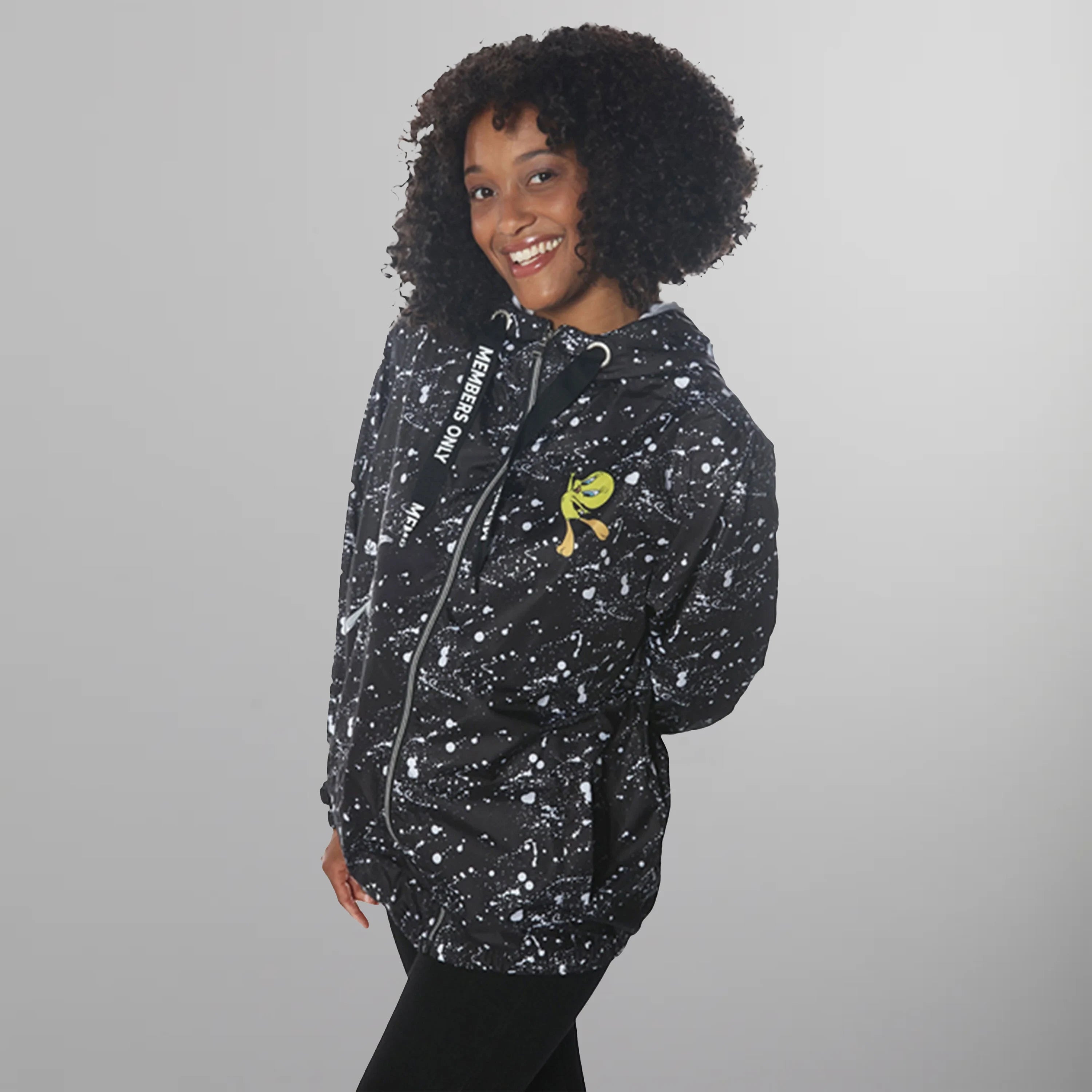 Women's Looney Tunes Full Zip Jacket - FINAL SALE Womens Jacket Members Only 