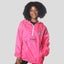 Women's Pink Looney Tunes Popover Windbreaker Jacket - FINAL SALE Womens Jacket Members Only 