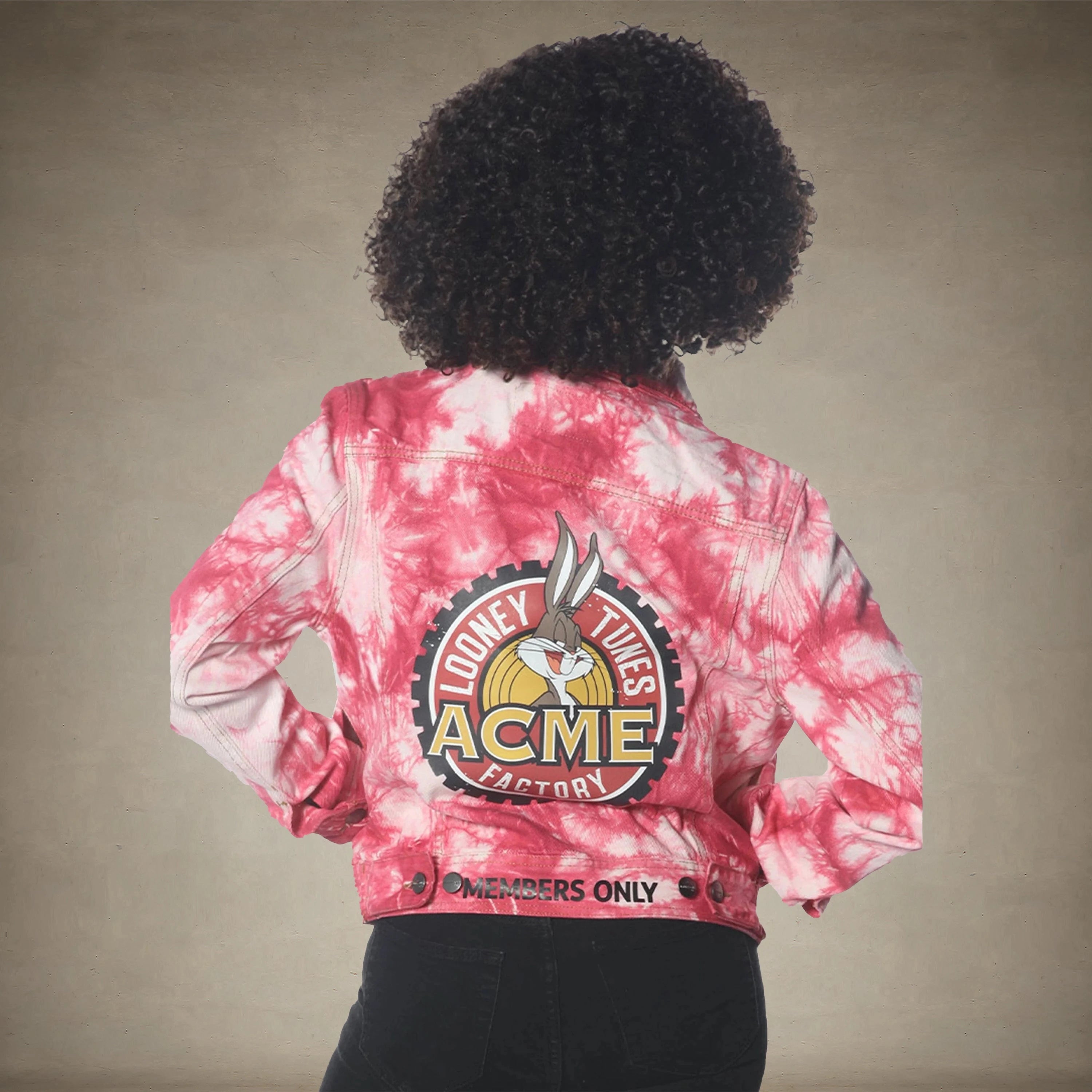 Women's Bull Denim Looney Tunes Trucker Jacket - FINAL SALE Womens Jacket Members Only® 