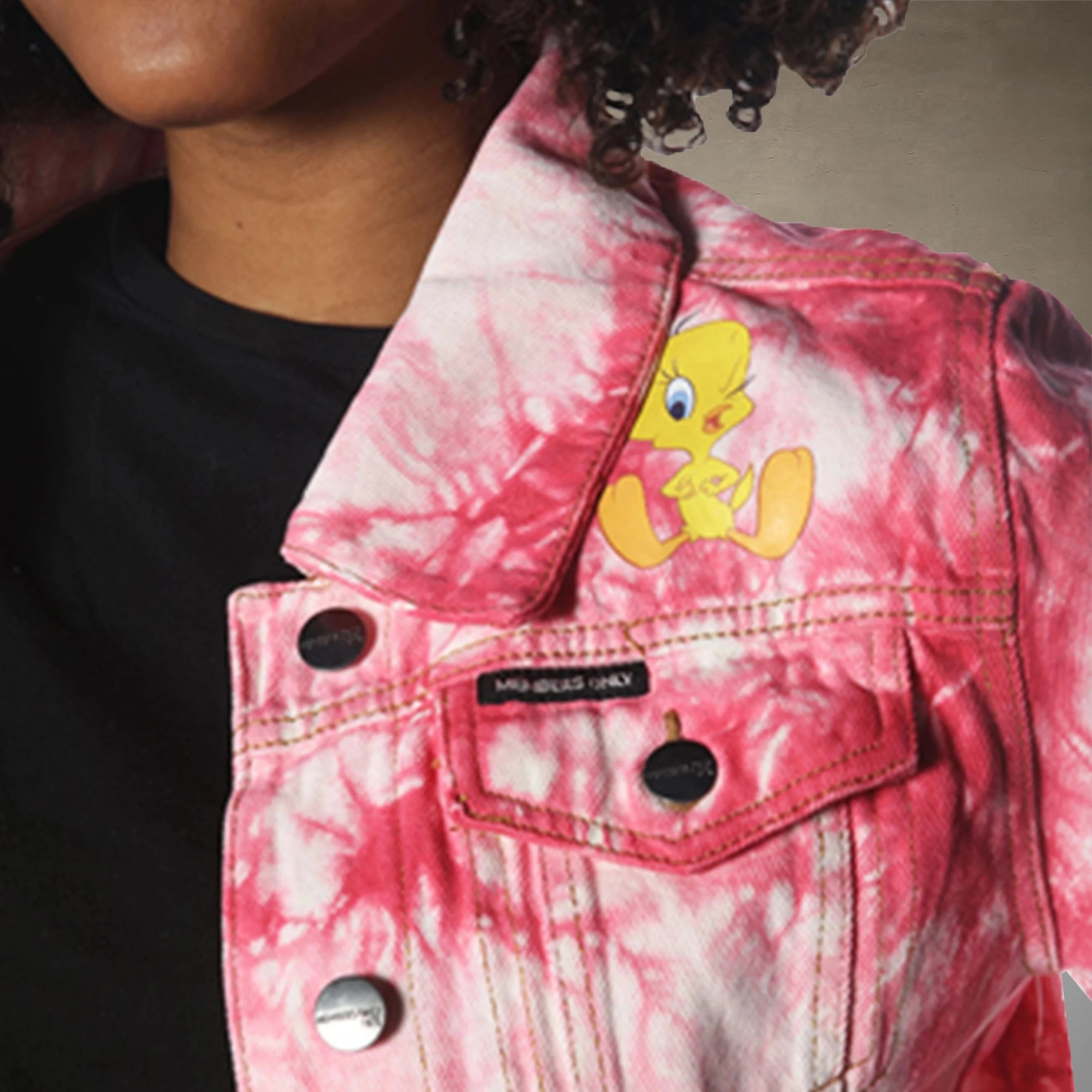 Women's Bull Denim Looney Tunes Trucker Jacket - FINAL SALE Womens Jacket Members Only® 