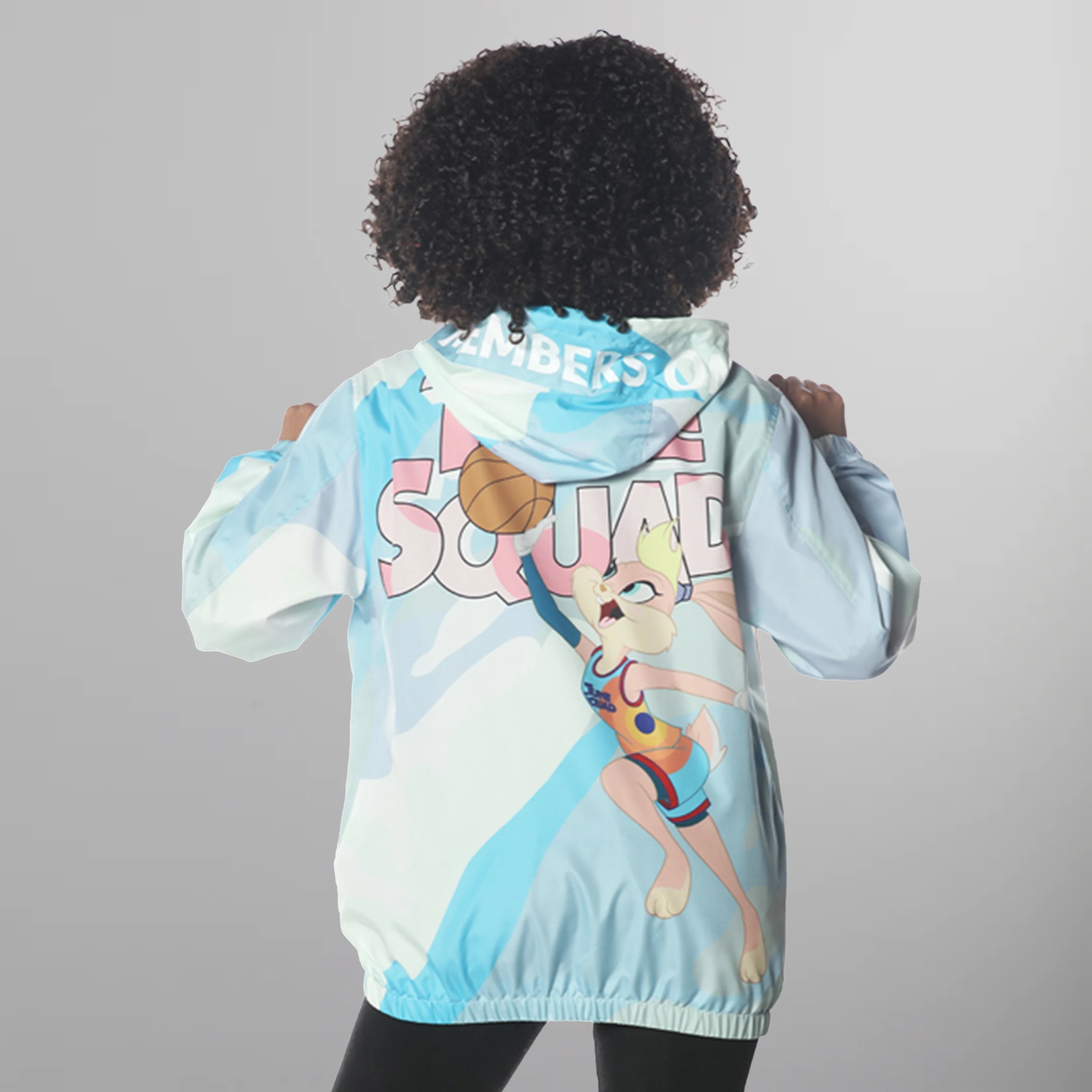 Women's Space Jam Windbreaker Jacket - FINAL SALE Womens Jacket Members Only 