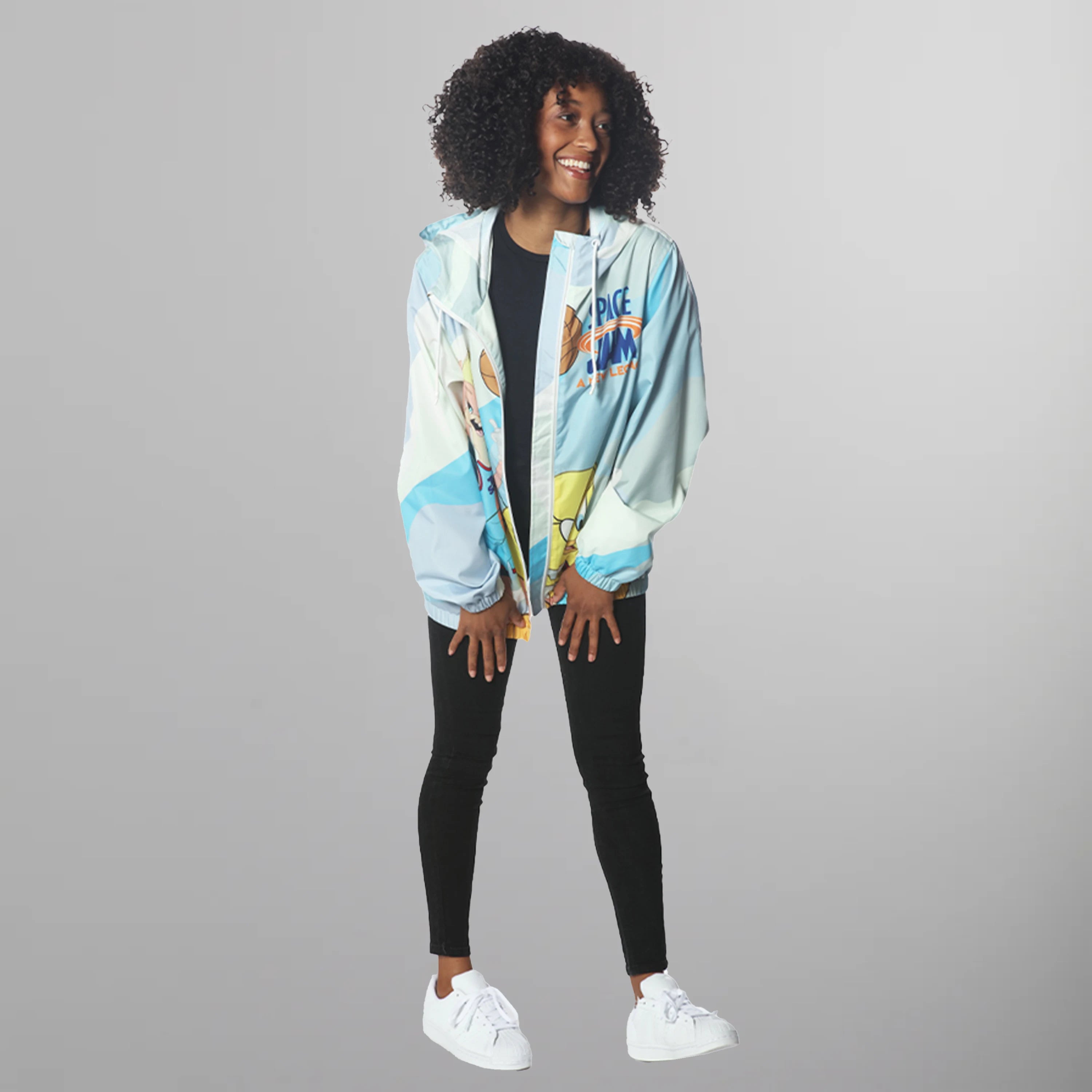 Women's Space Jam Windbreaker Jacket - FINAL SALE Womens Jacket Members Only 