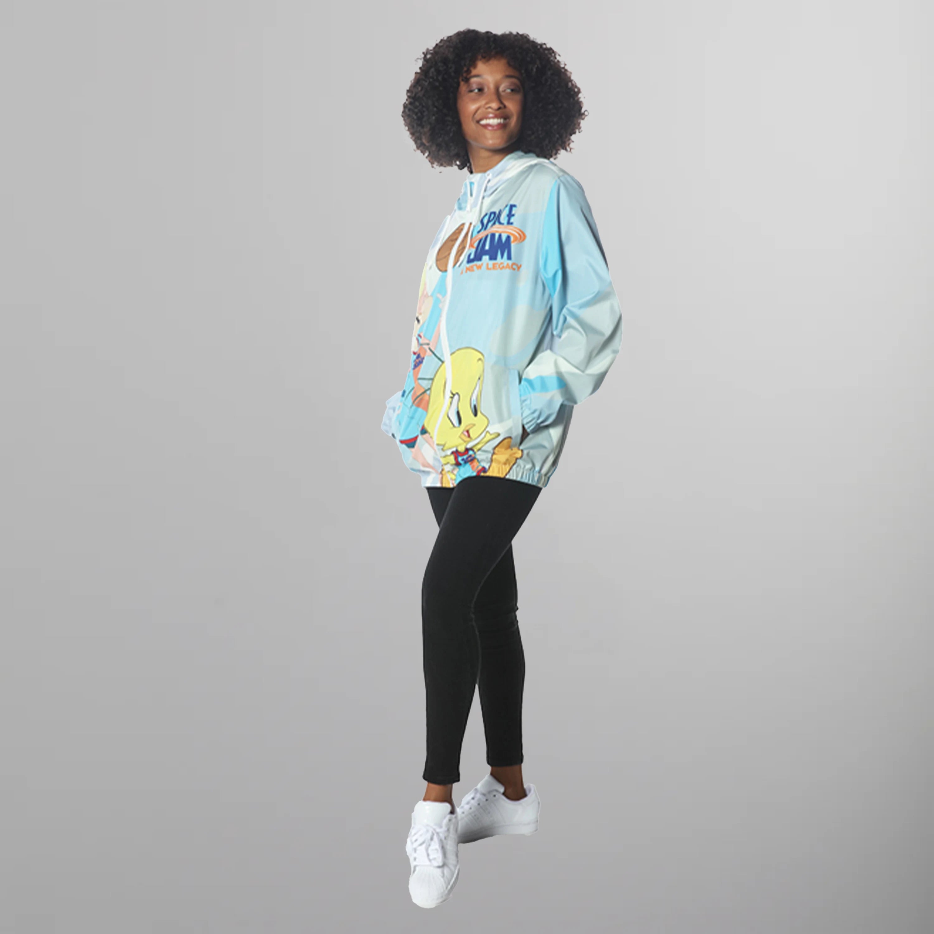 Women's Space Jam Windbreaker Jacket - FINAL SALE Womens Jacket Members Only 