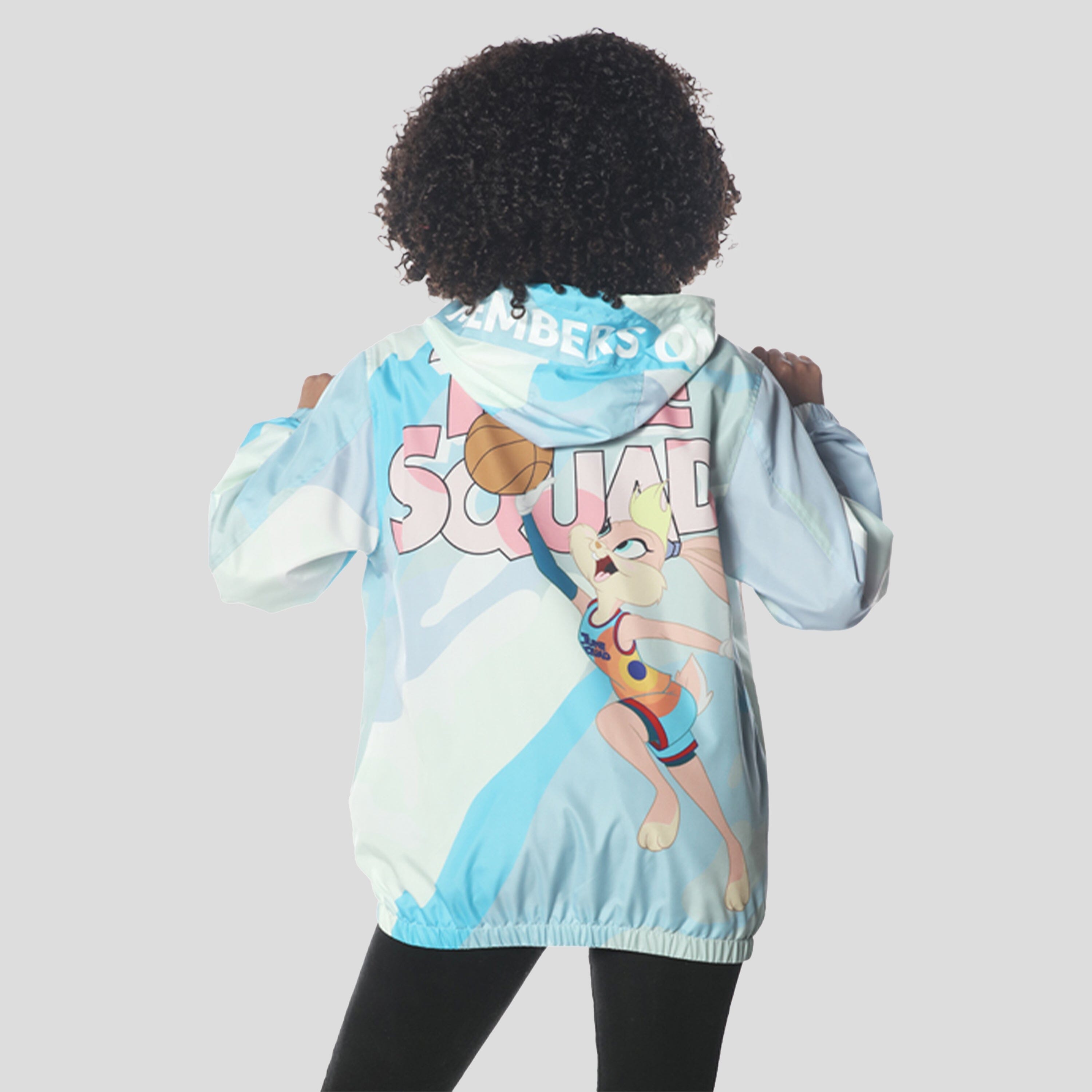 Women's Space Jam Windbreaker Jacket - FINAL SALE Womens Jacket Members Only 