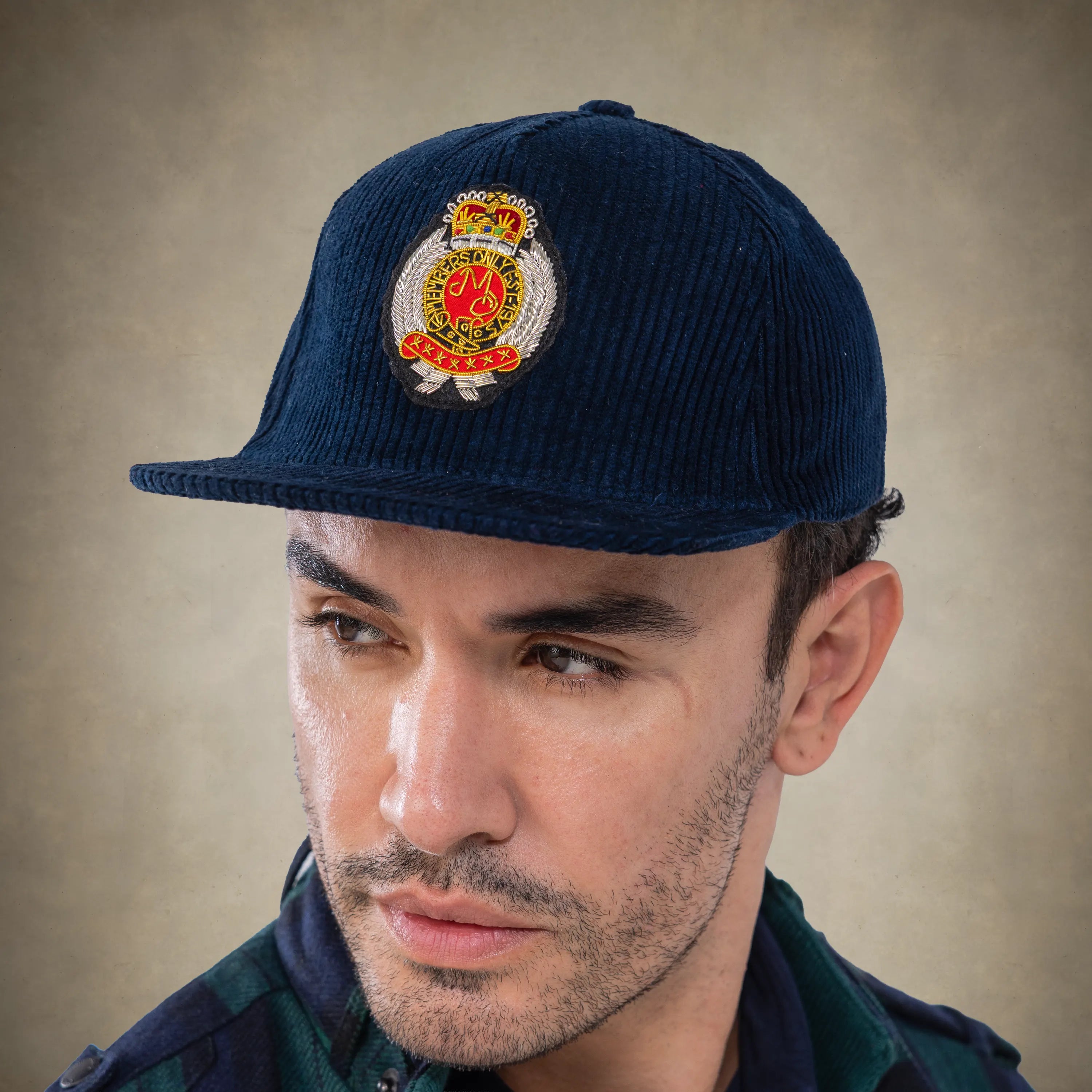 Corduroy Baseball Cap - Members Only Crest