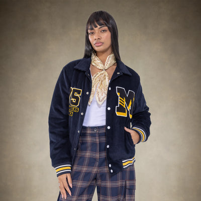 Women's Corduroy Varsity Jacket