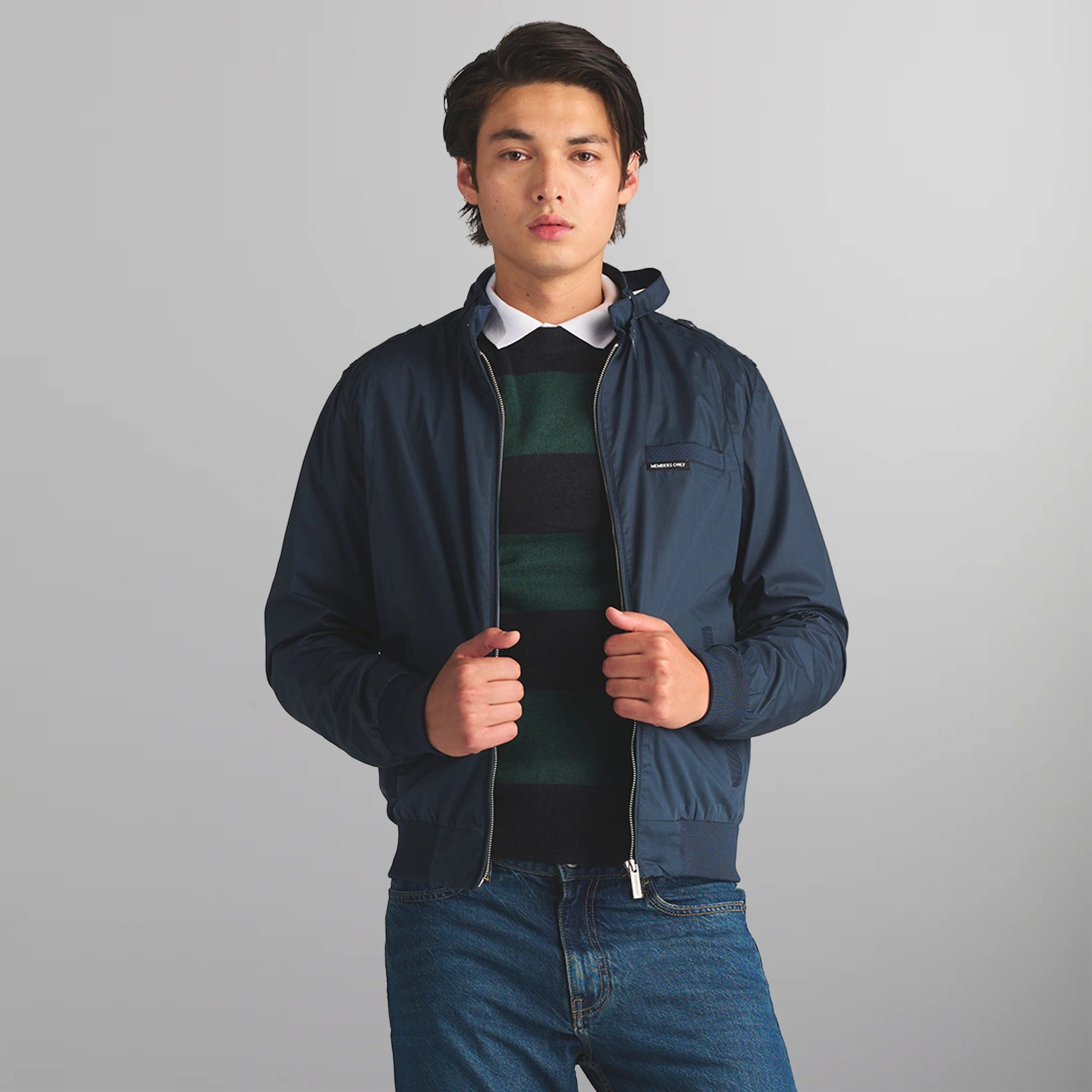 Men's Classic Iconic Racer Jacket Men's Iconic Jacket Members Only 