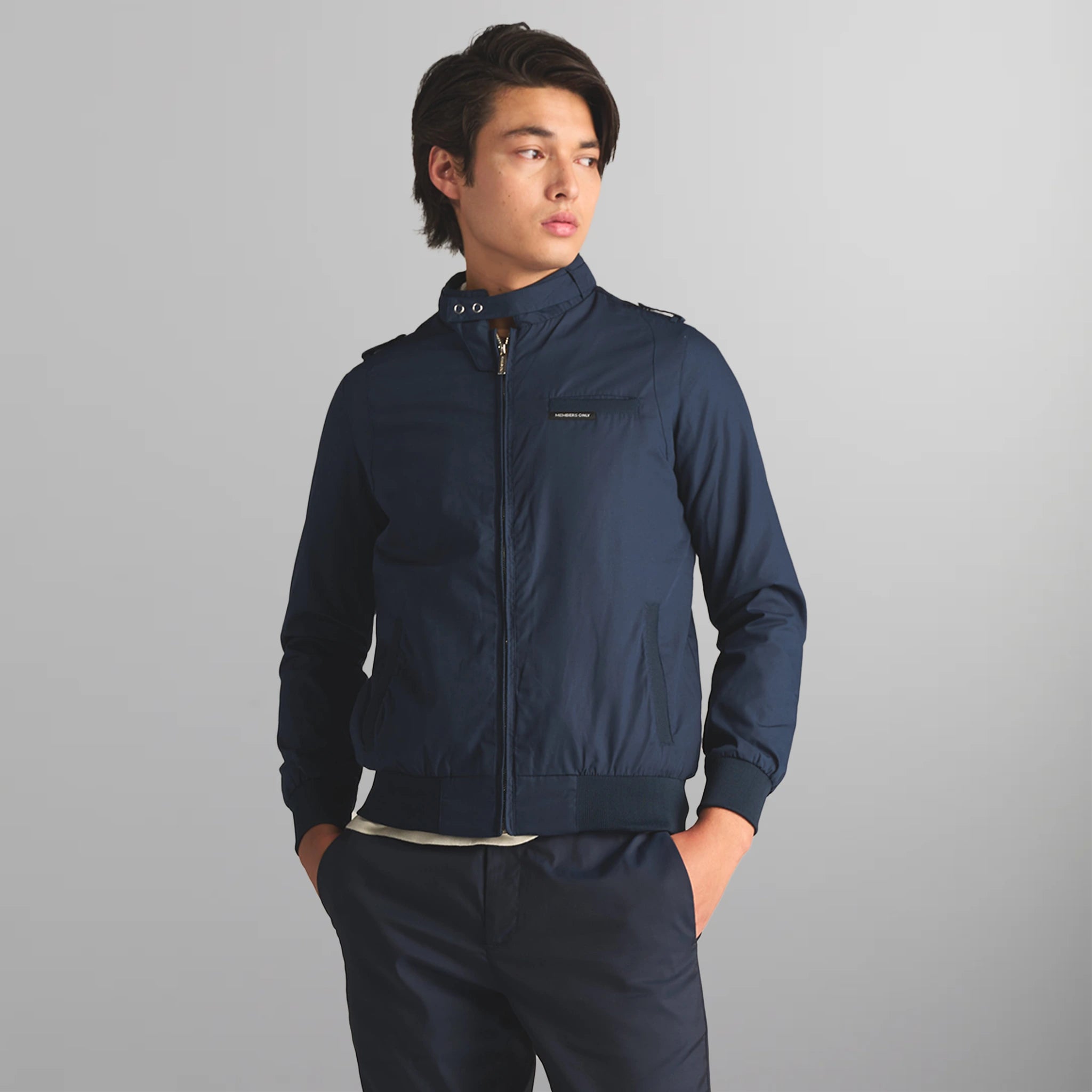 Men's Classic Iconic Racer Jacket Men's Iconic Jacket Members Only 