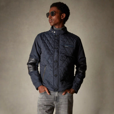 Men's Belmont Quilted Jacket Men's Jackets Members Only® Navy S 