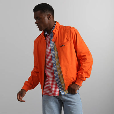 Men's Classic Iconic Racer Jacket Men's Iconic Jacket Members Only | Orange