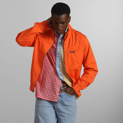 Men's Classic Iconic Racer Jacket Men's Iconic Jacket Members Only | Orange