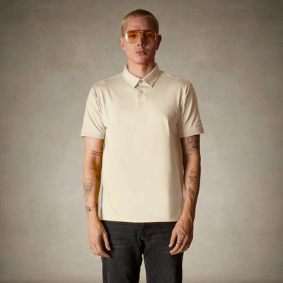 Men's Polo Shirt Members Only® Off-White Small 