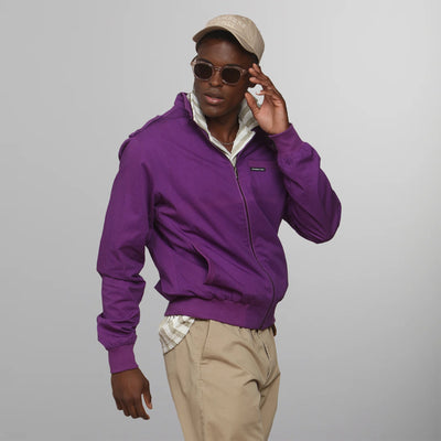 Men's Classic Iconic Racer Jacket Men's Iconic Jacket Members Only | Purple