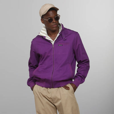 Men's Classic Iconic Racer Jacket Men's Iconic Jacket Members Only | Purple