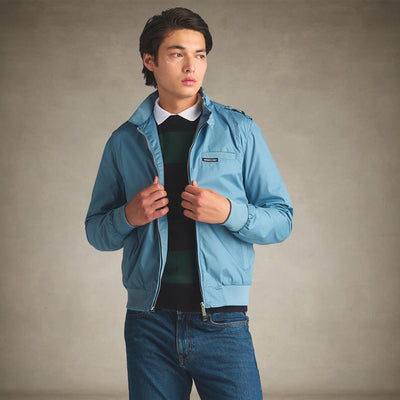 Men's Classic Iconic Racer Jacket Men's Iconic Jacket Members Only® Slate Small 