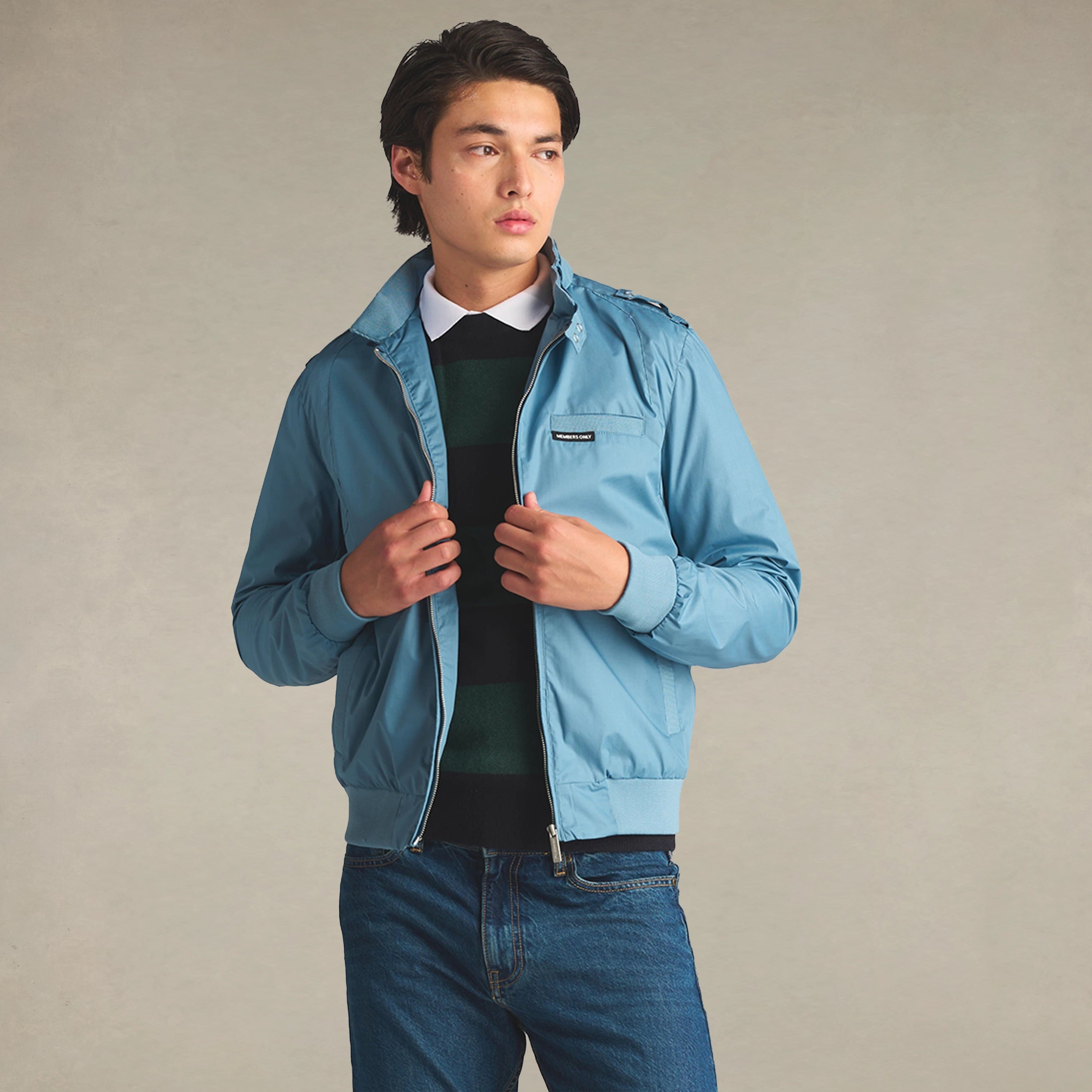 Men's Classic Iconic Racer Jacket Men's Iconic Jacket Members Only 