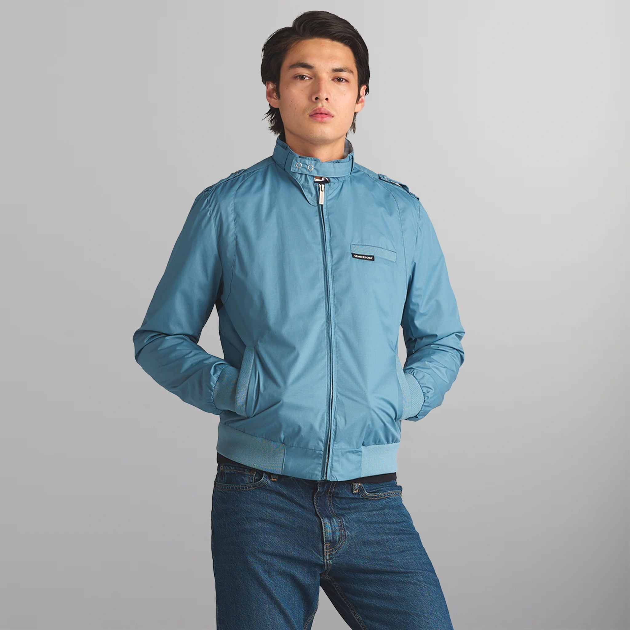 Men's Classic Iconic Racer Jacket Men's Iconic Jacket Members Only 