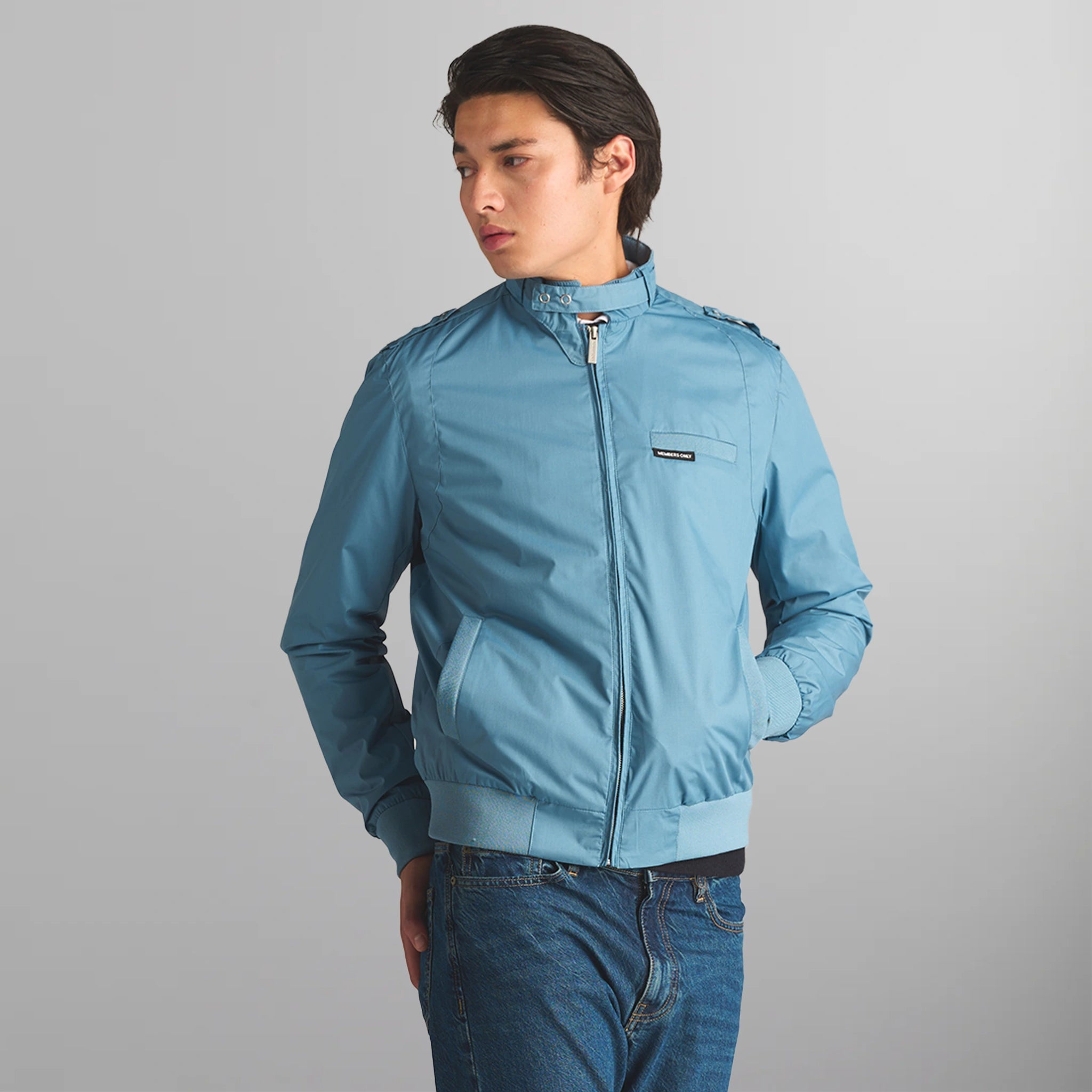 Men's Classic Iconic Racer Jacket Men's Iconic Jacket Members Only 