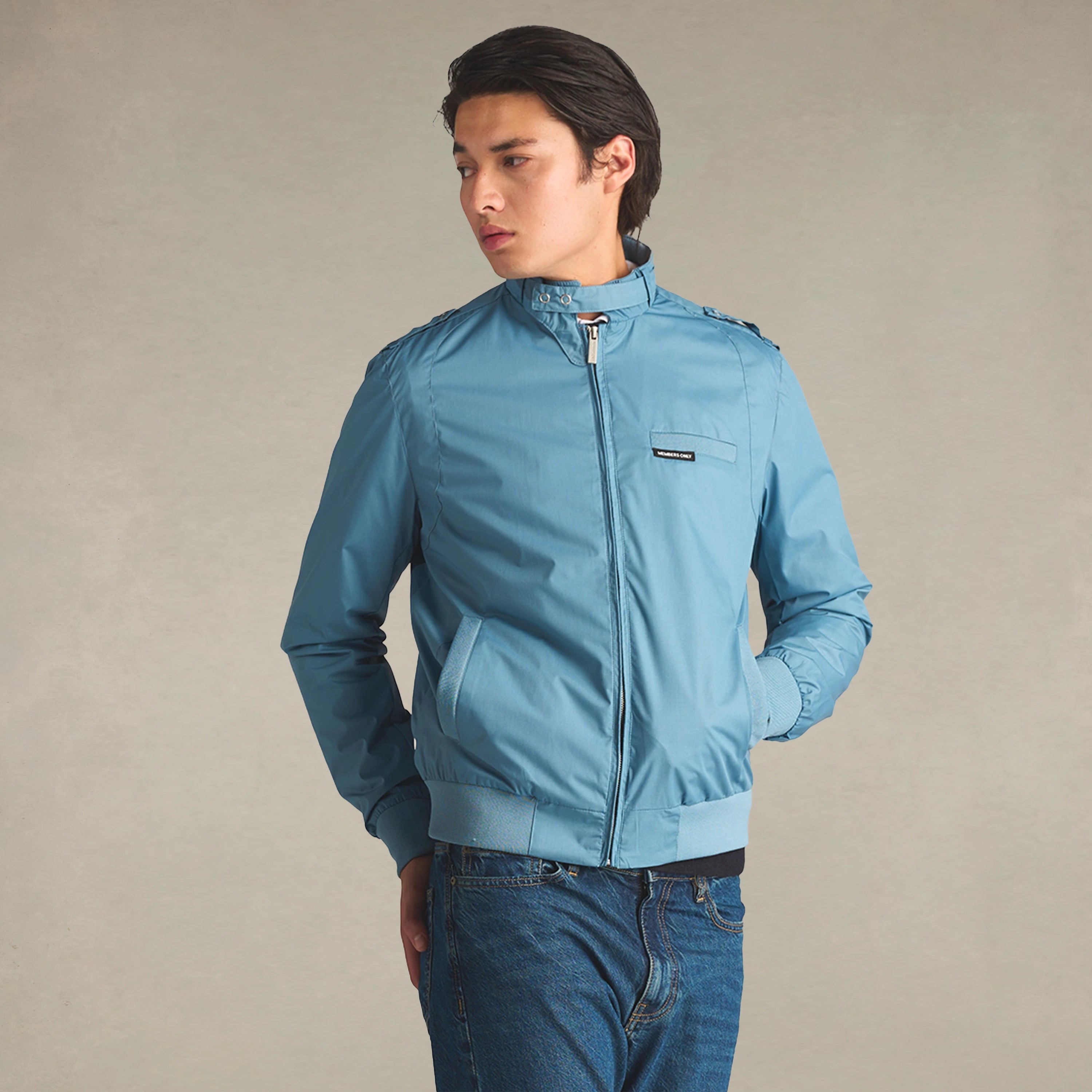 Men's Classic Iconic Racer Jacket Men's Iconic Jacket Members Only 