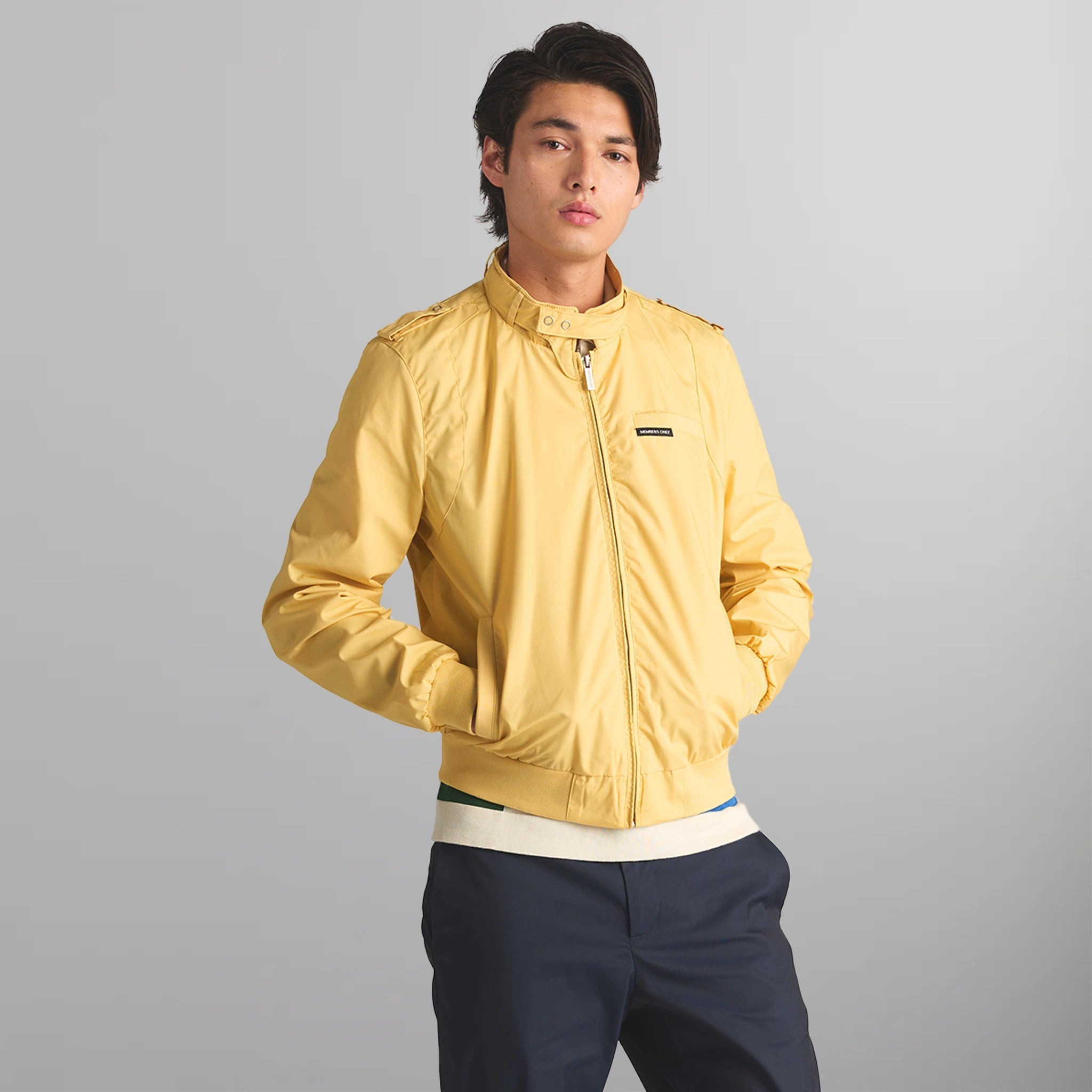 Men's Classic Iconic Racer Jacket Men's Iconic Jacket Members Only 