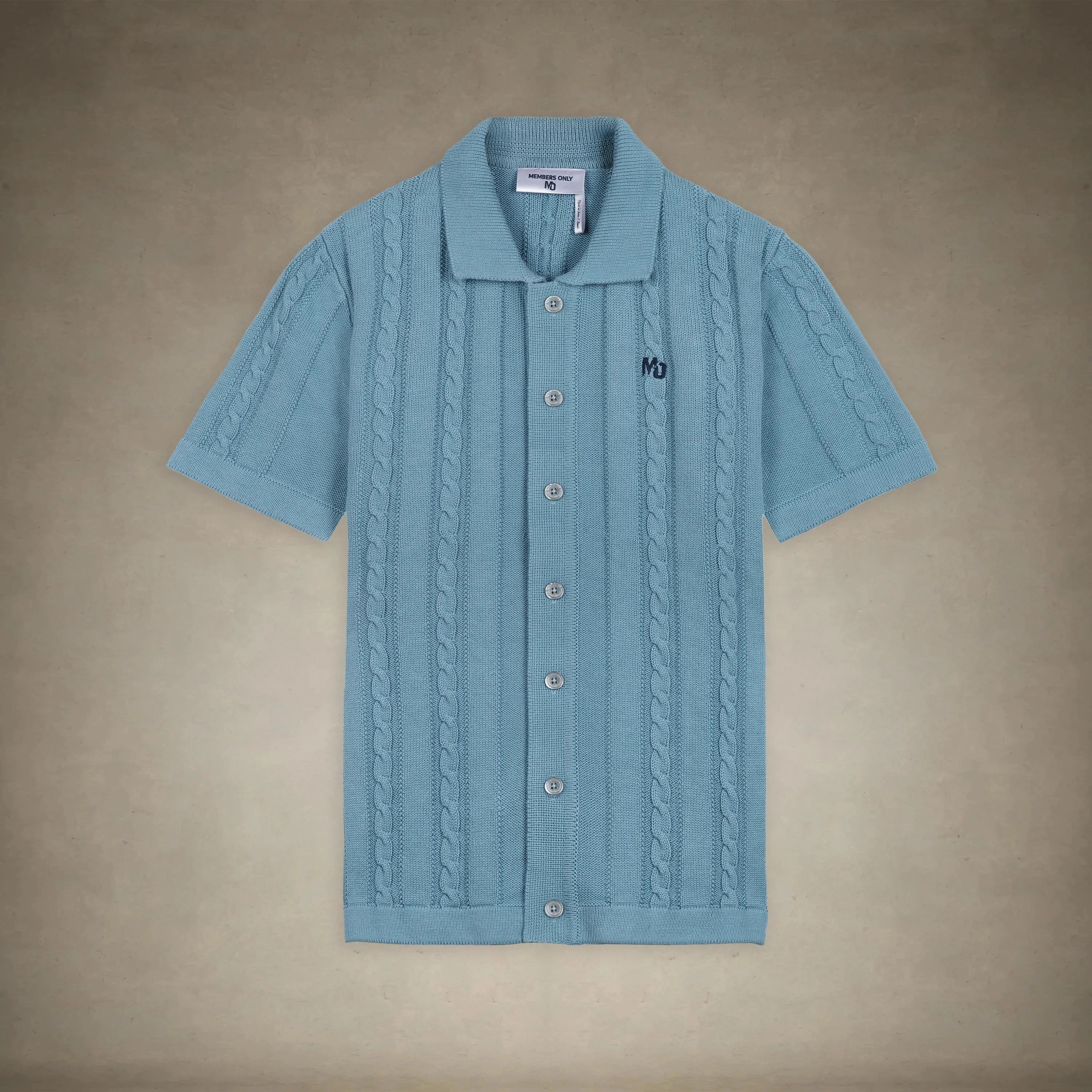Men's JC Polo Cable Sweater Men's Iconic Jacket Members Only® 
