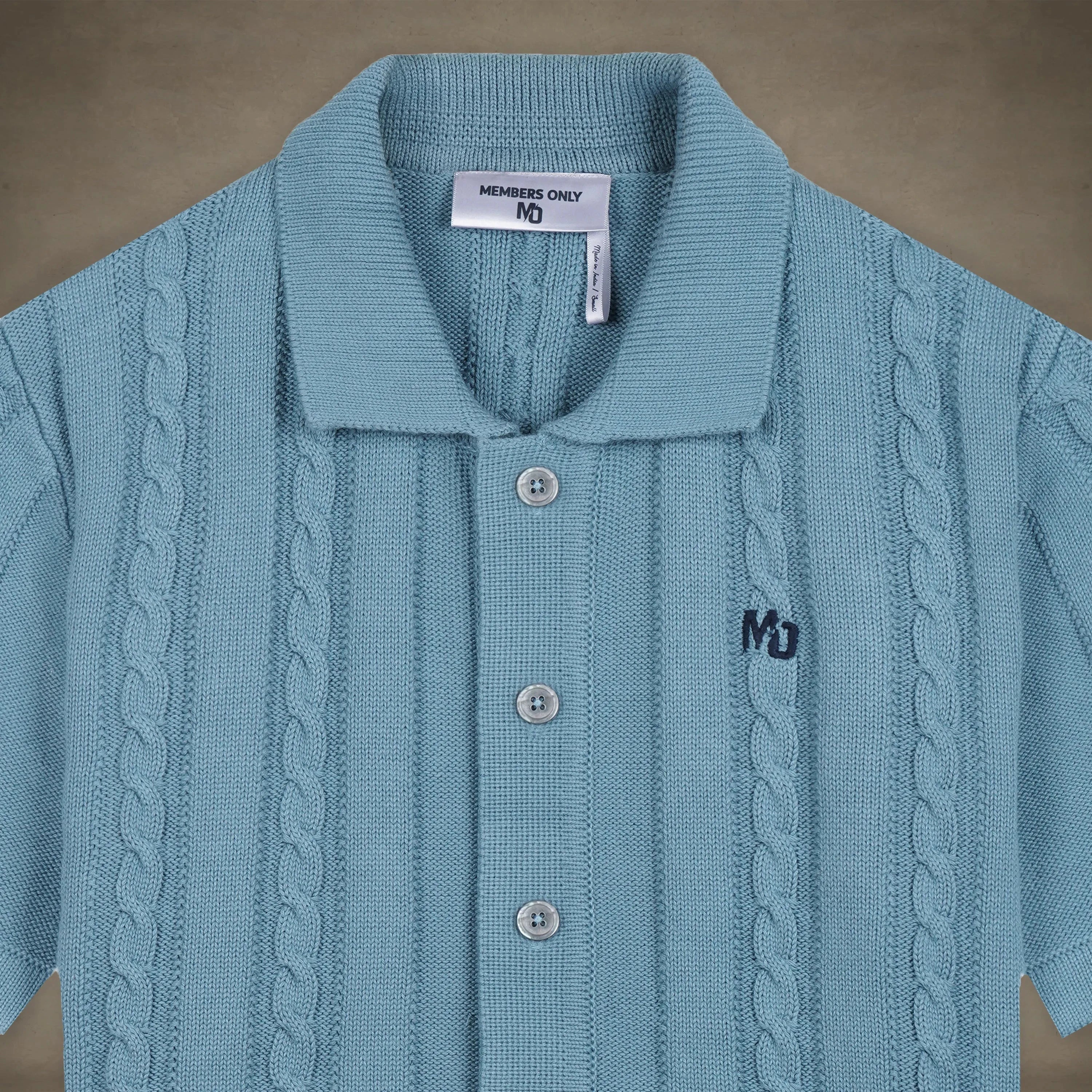 Men's JC Polo Cable Sweater Men's Iconic Jacket Members Only® 
