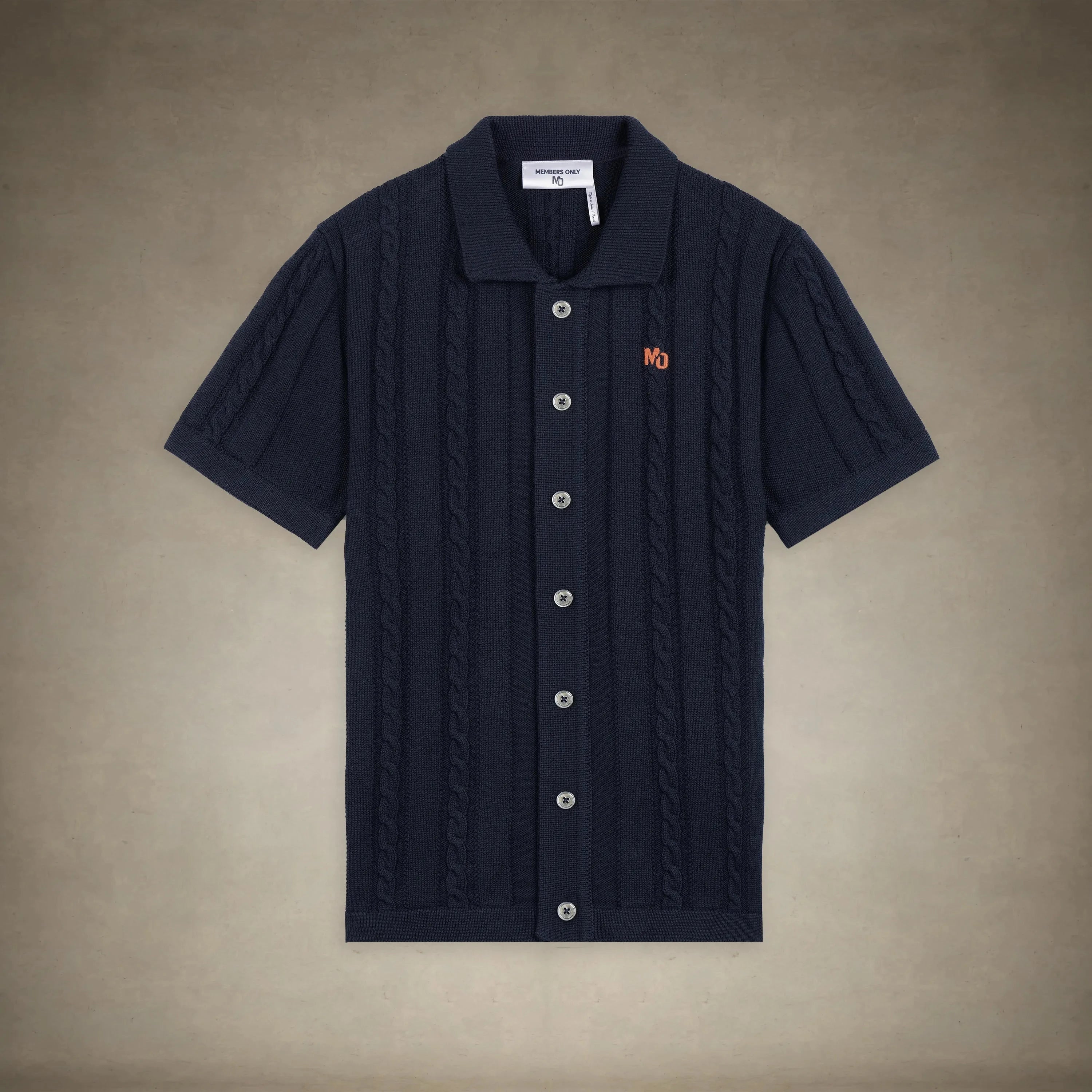 Men's JC Polo Cable Sweater Men's Iconic Jacket Members Only® 