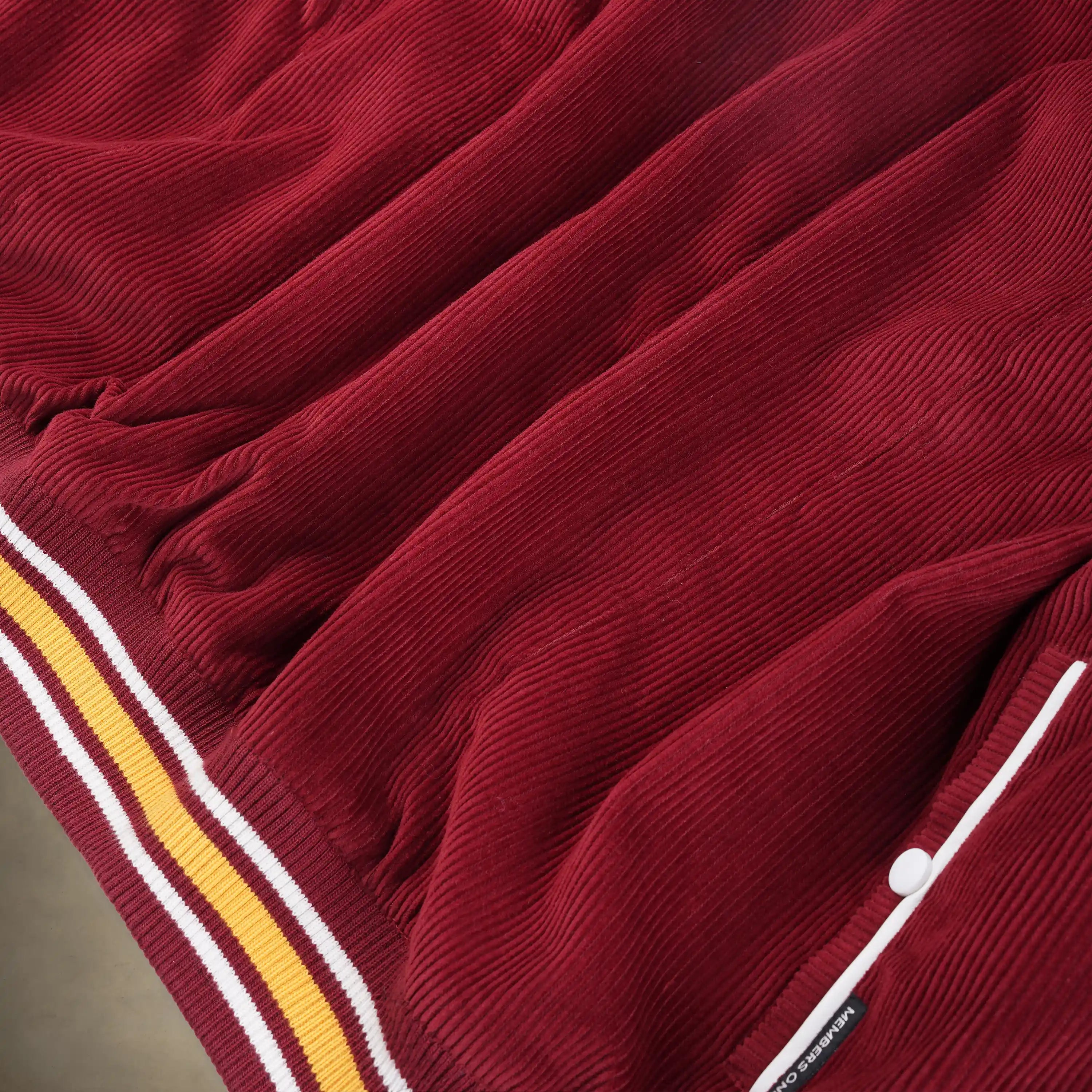 members only varsity jacket mens vintage red