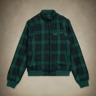 members only men's wool iconic green jacket 